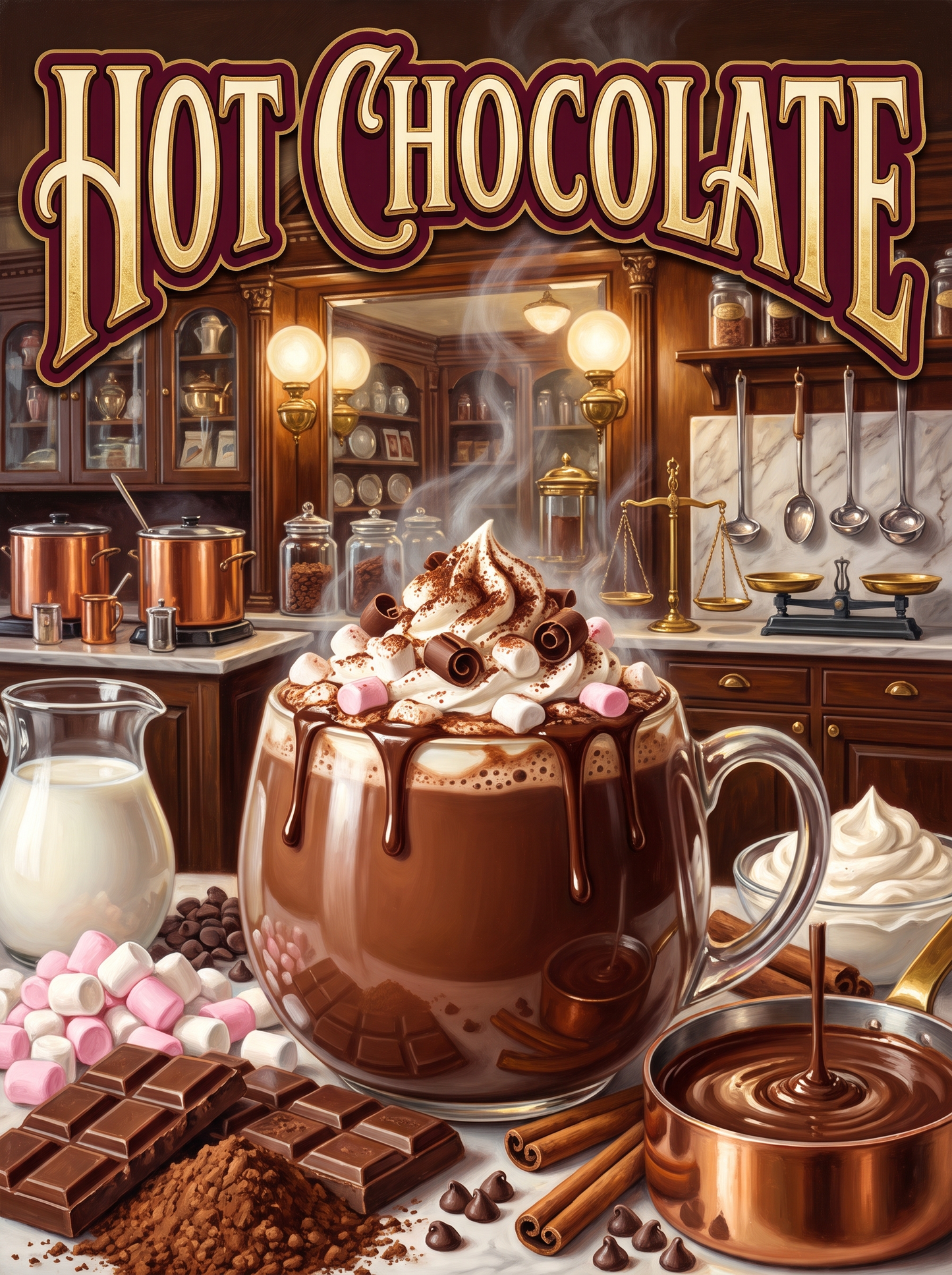 Hot Chocolate in the Chocolatier's Kitchen