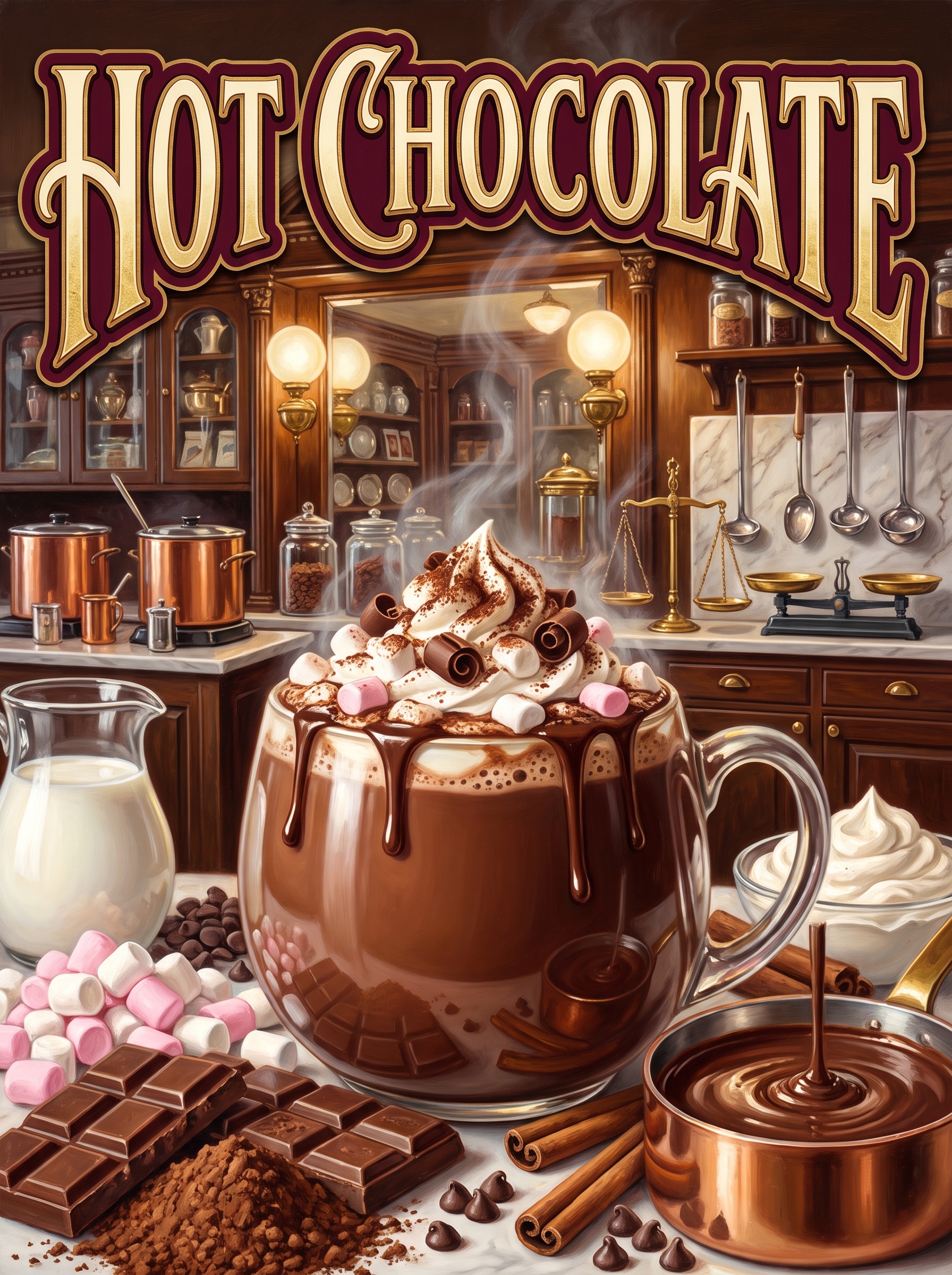 Hot Chocolate in the Chocolatier's Kitchen