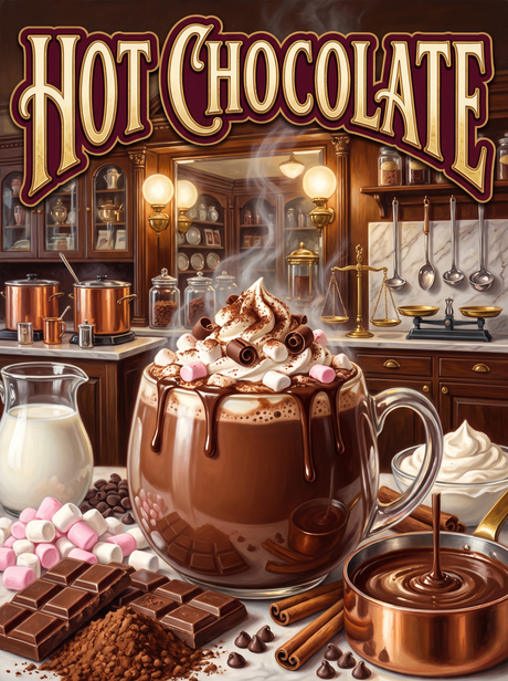 Hot Chocolate in the Chocolatier's Kitchen