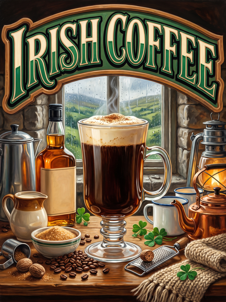 Irish Coffee and Green Hills