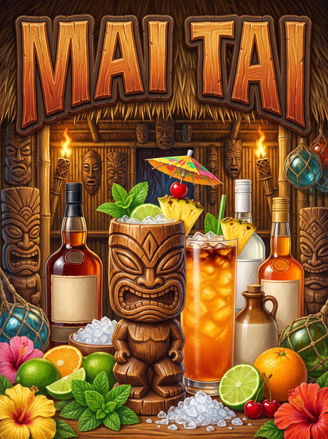 Mai Tai at the Tiki Bar