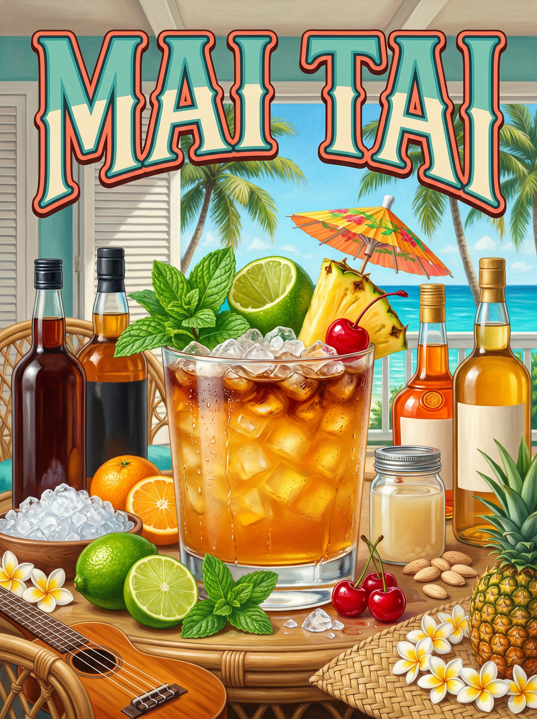 Mai Tai on the Beach Veranda