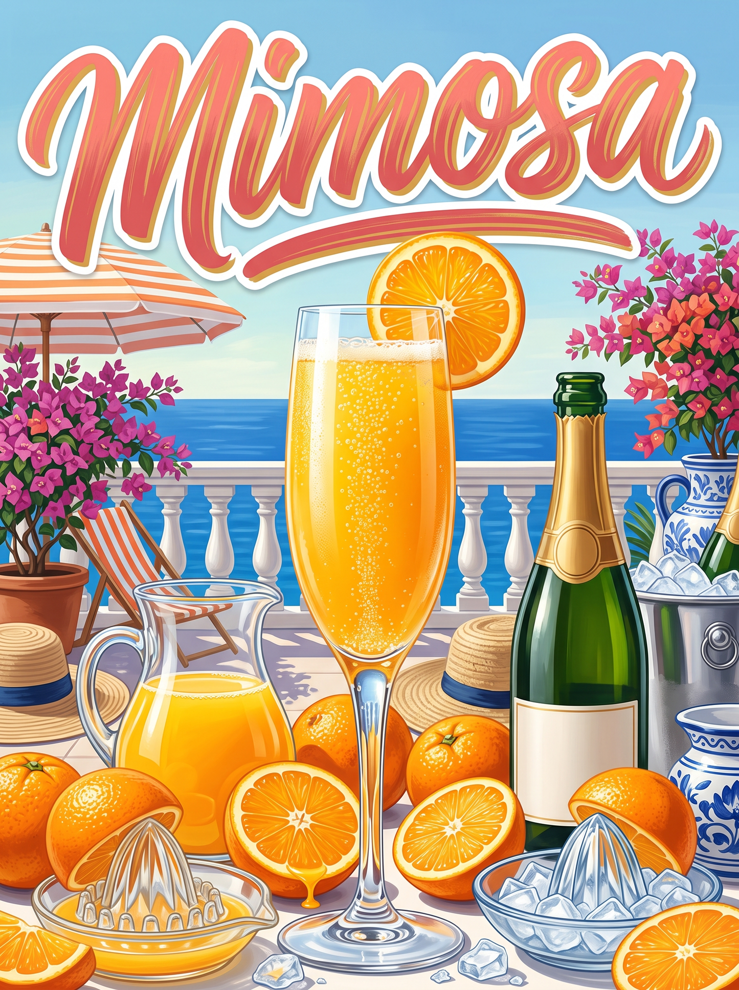 Mimosa on the Seaside Balcony
