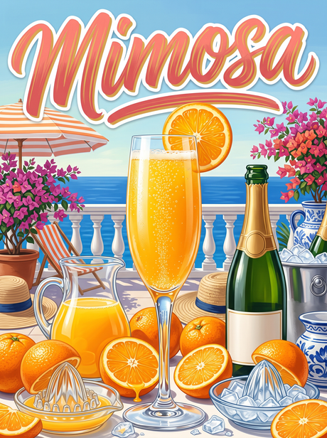 Mimosa on the Seaside Balcony