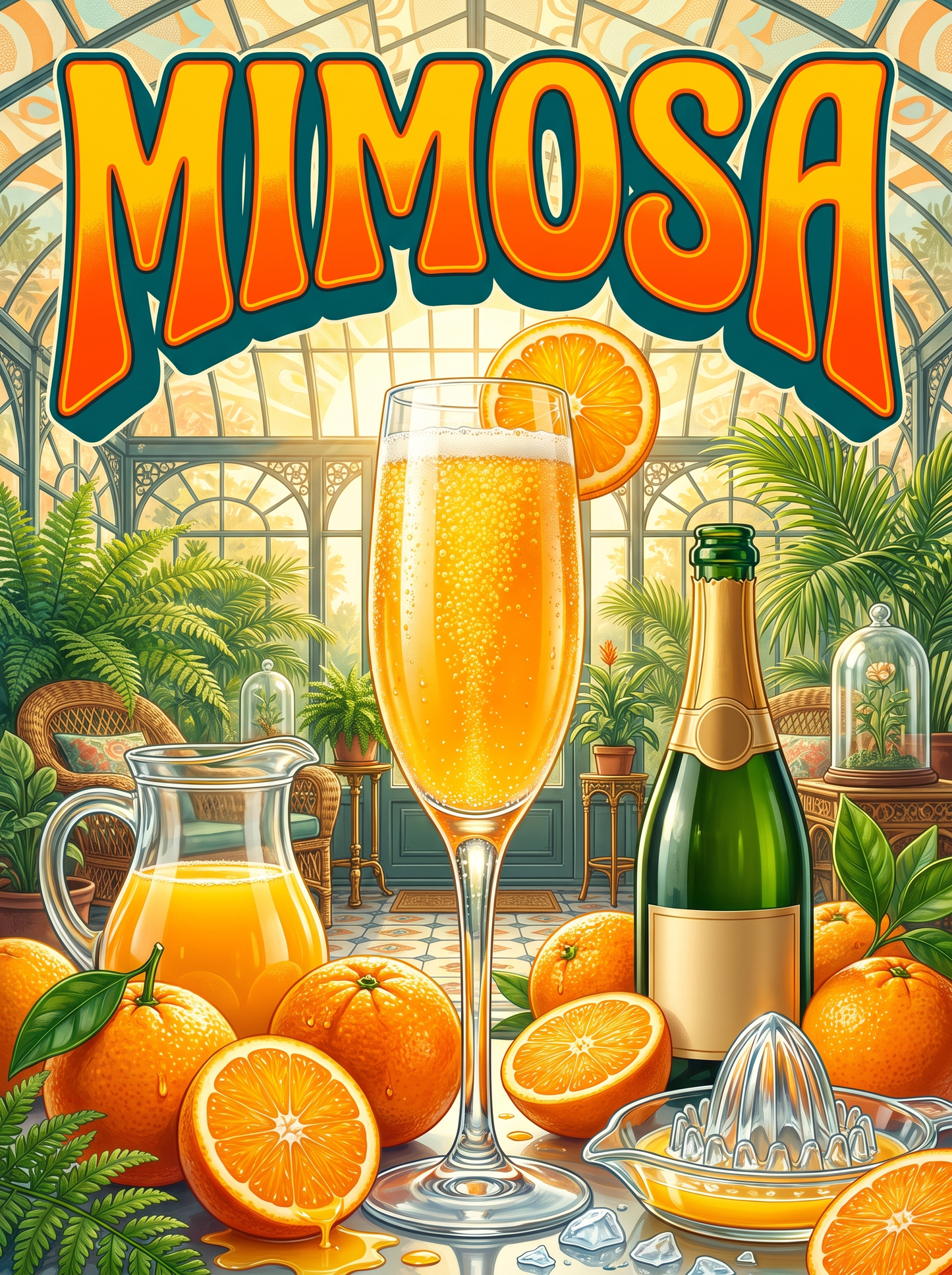 Mimosa in the Conservatory