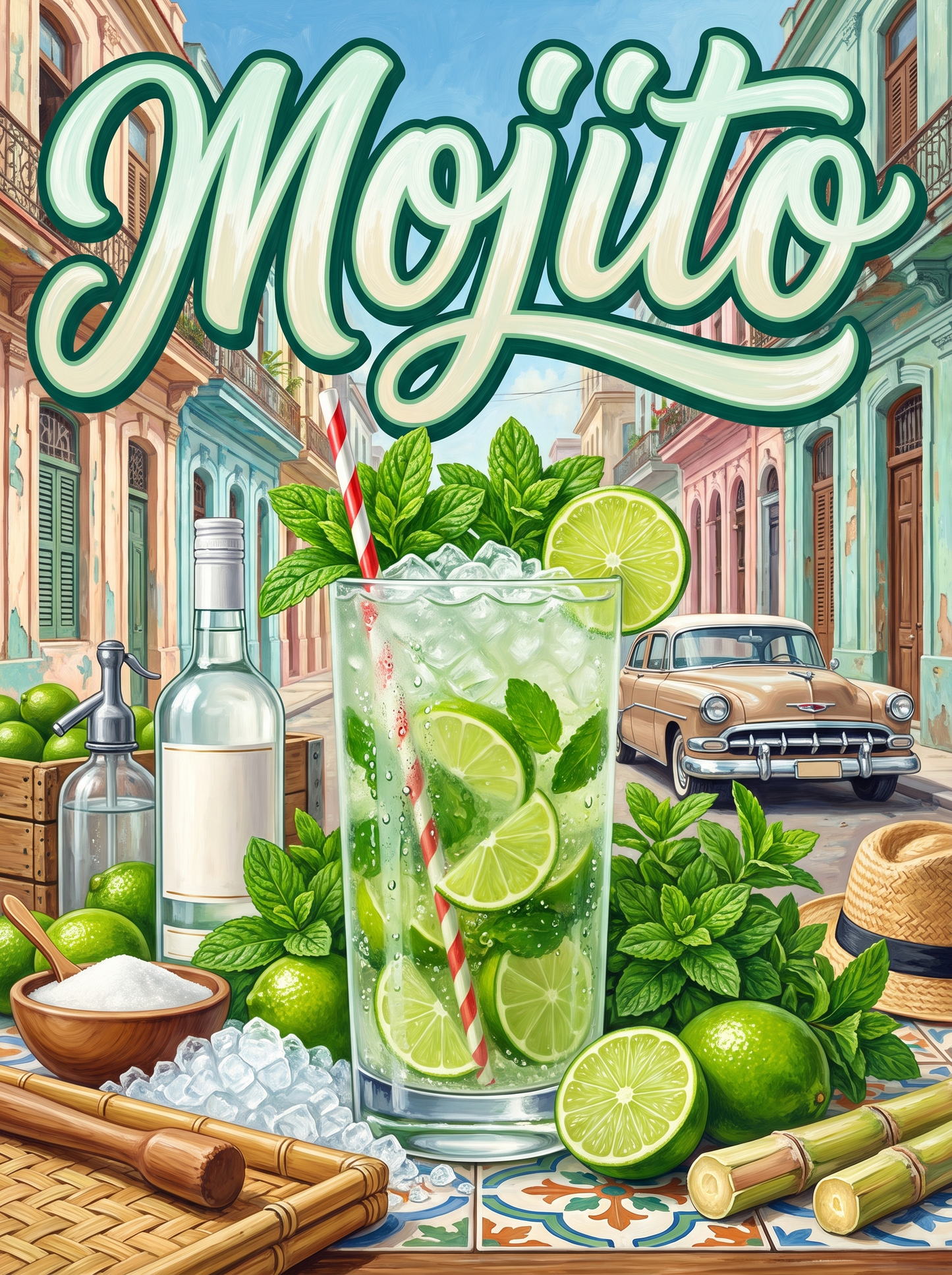 Mojito on a Havana Street