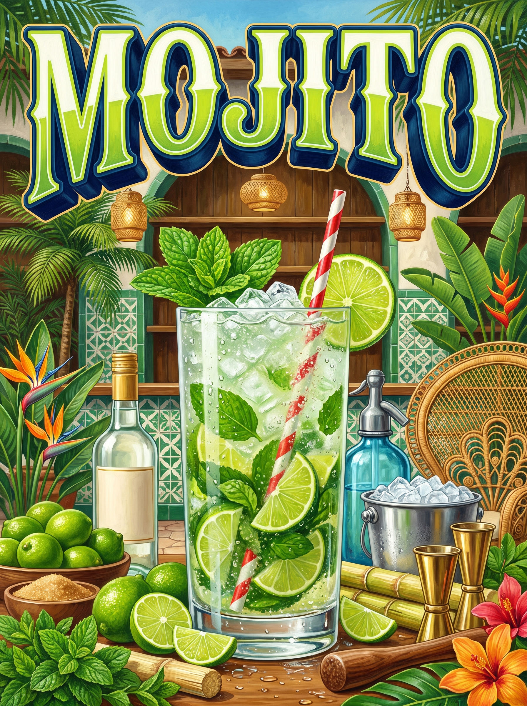 Mojito on the Tropical Patio