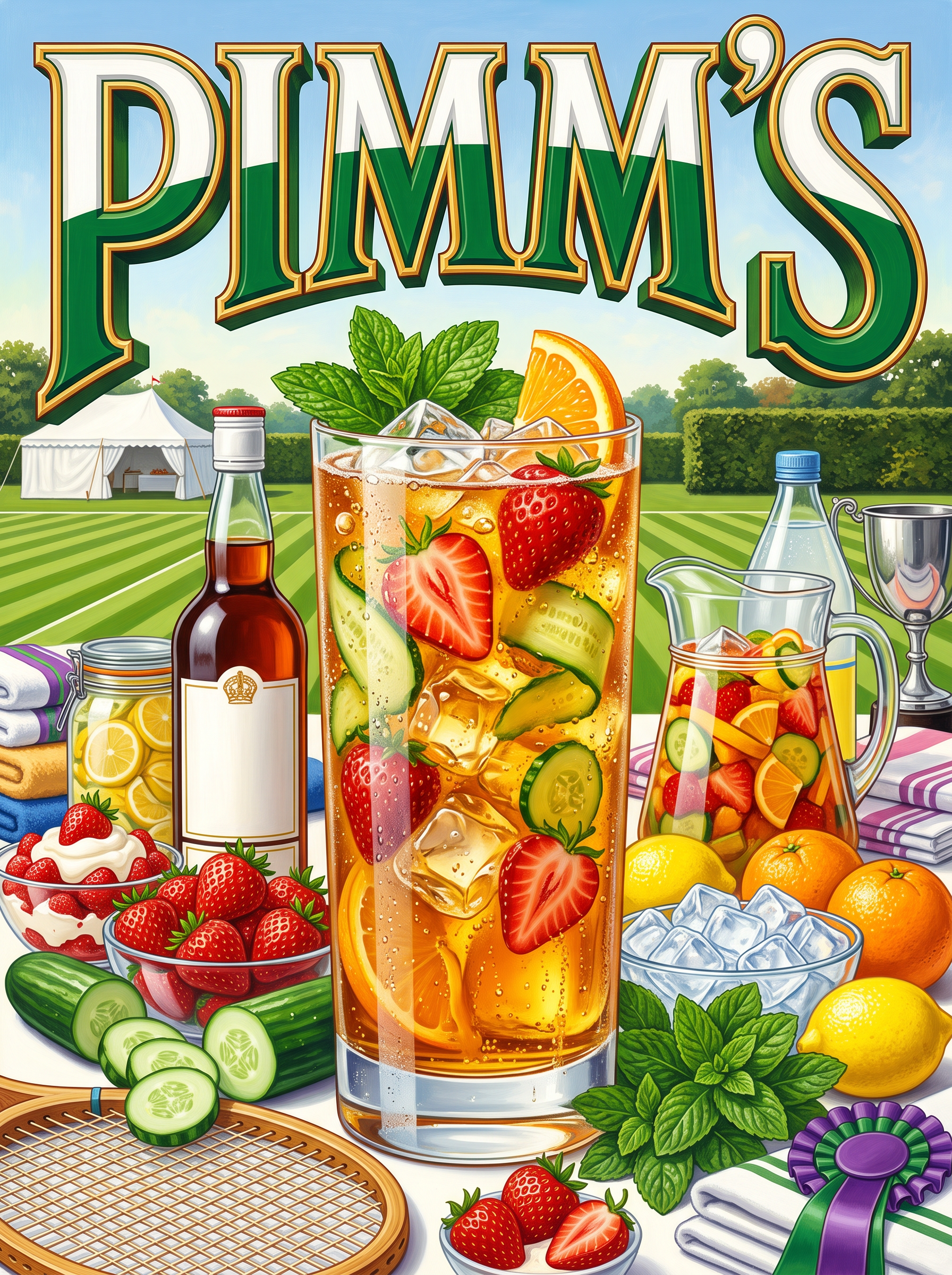 Pimm's at the Village Fete