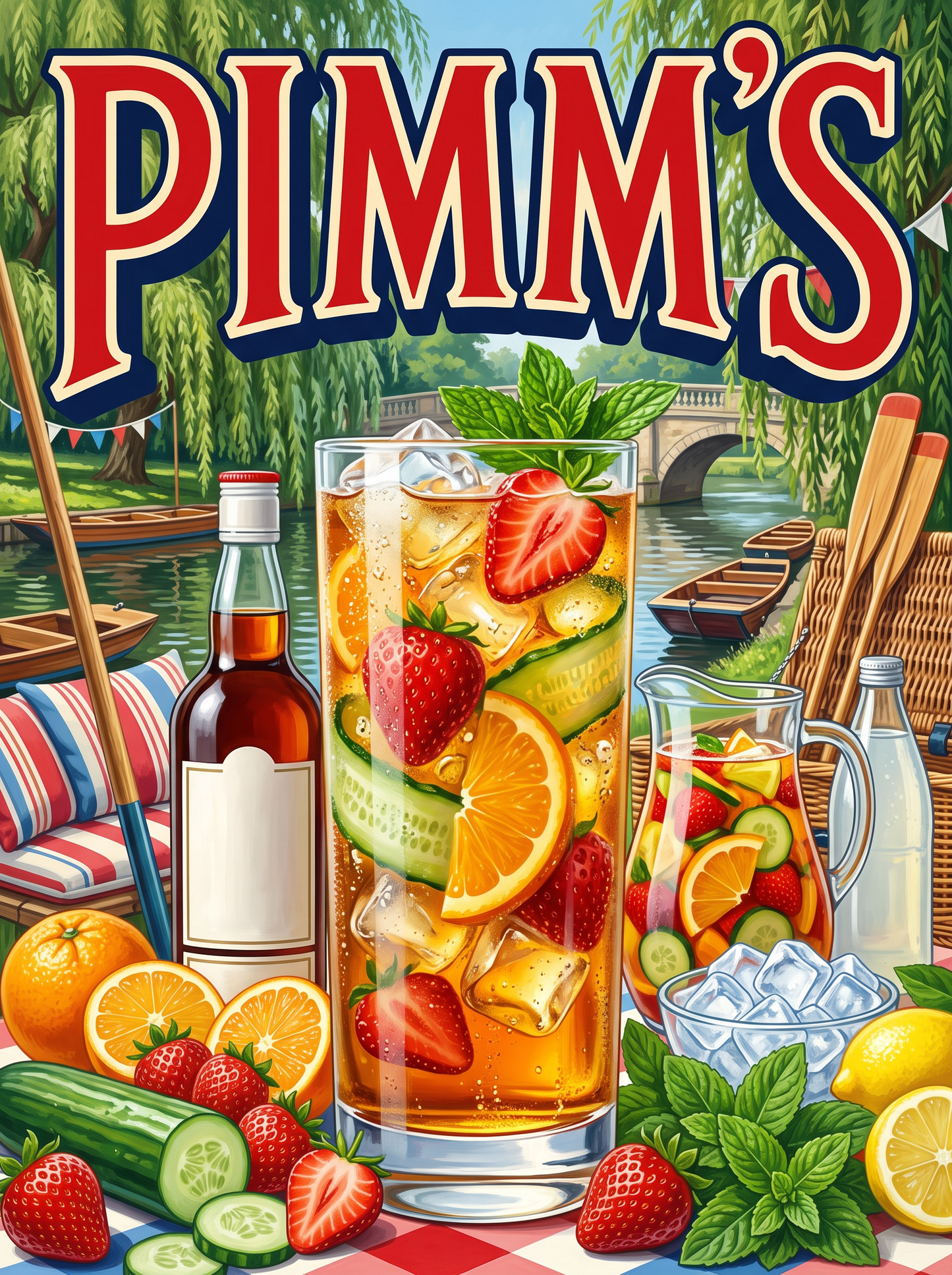 Pimm's by the Riverbank Willows