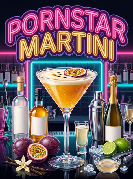 Pornstar Martini in Neon