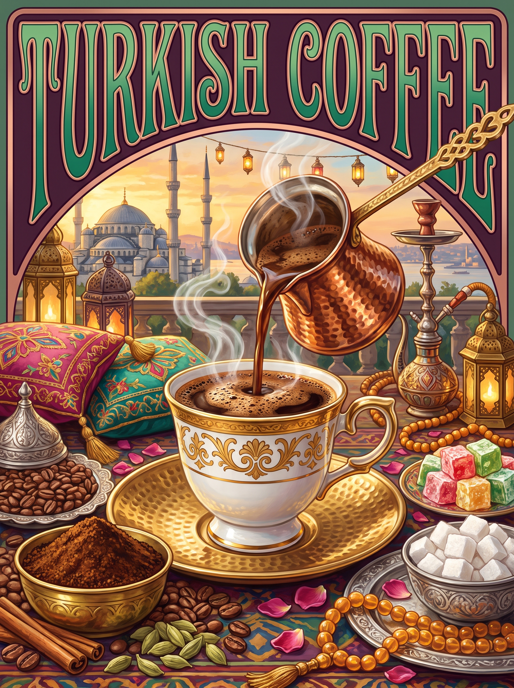 Turkish Coffee Beneath the Domes