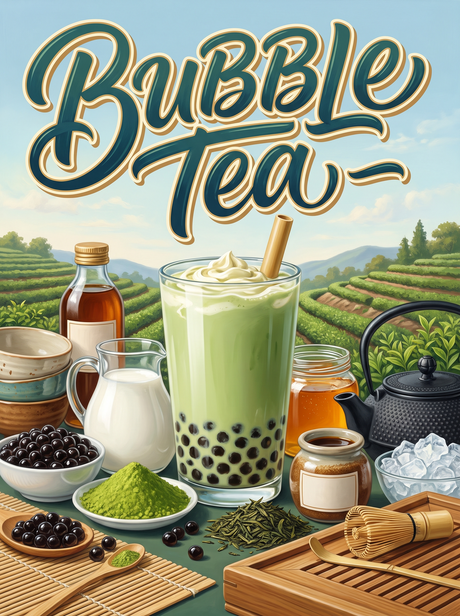 Bubble Tea in the Tea Fields