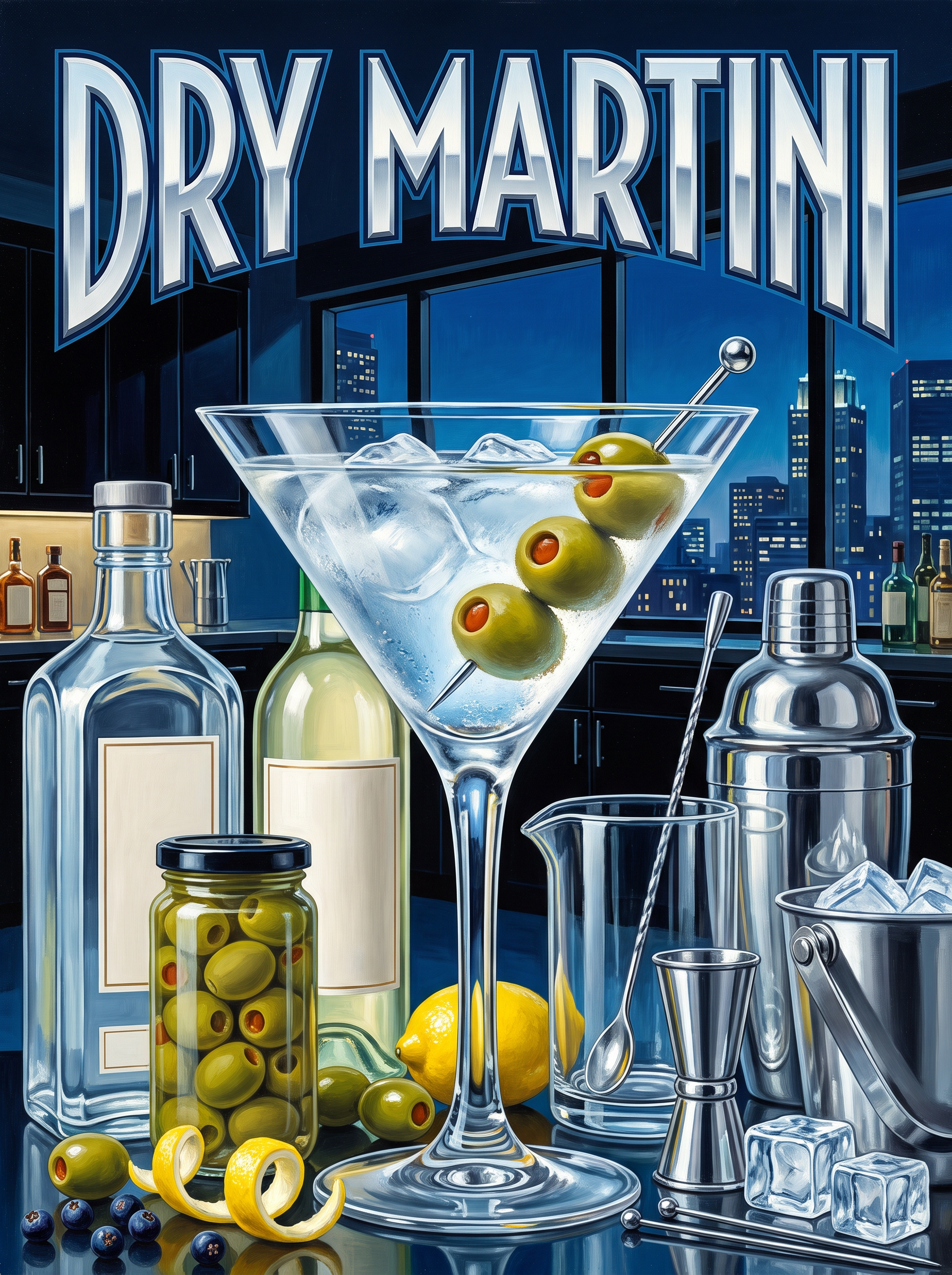 Dry Martini Above the City