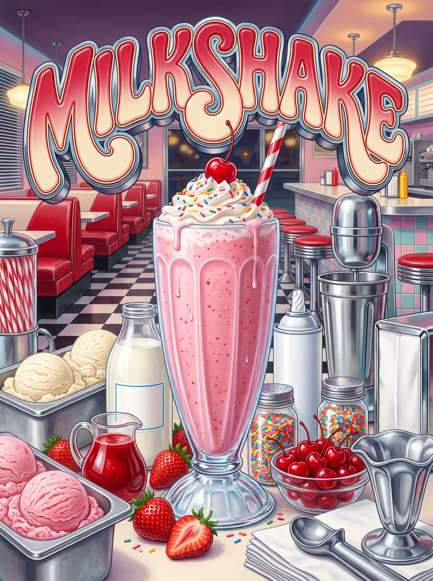 Milkshake at the Diner