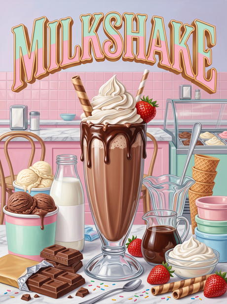 Milkshake in the Pastel Parlour