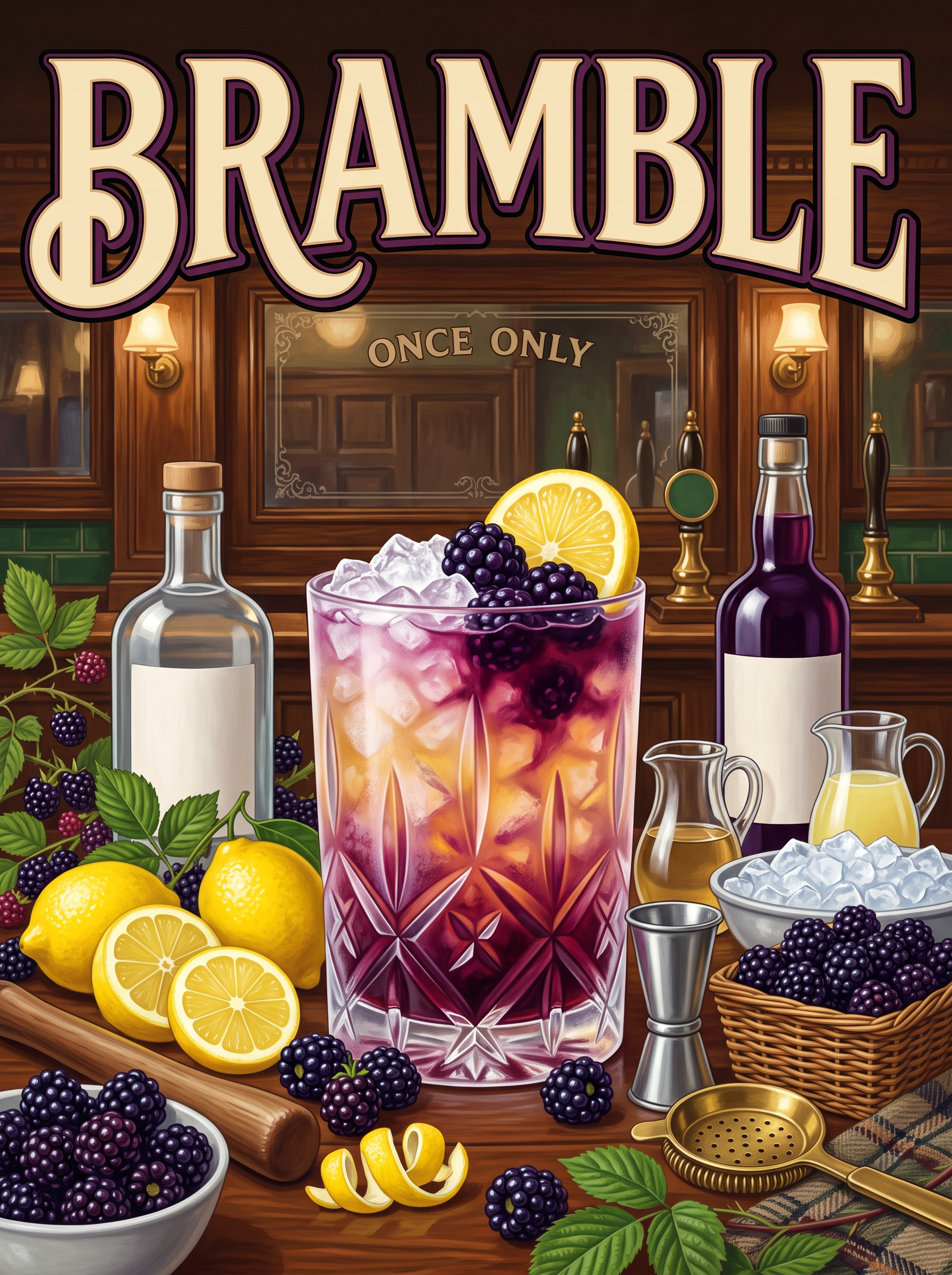 Bramble in the Old Pub