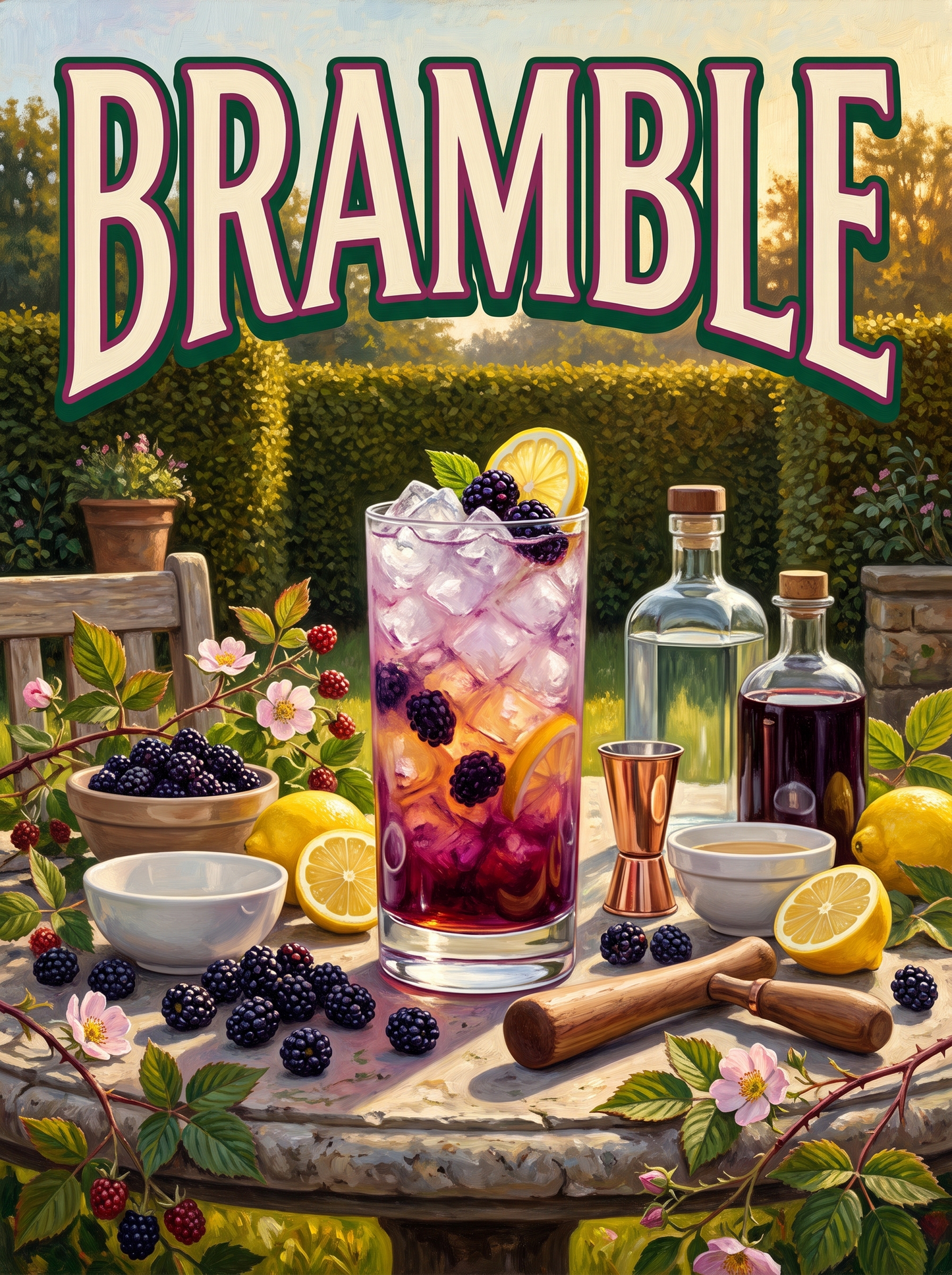 Bramble in the Hedgerow
