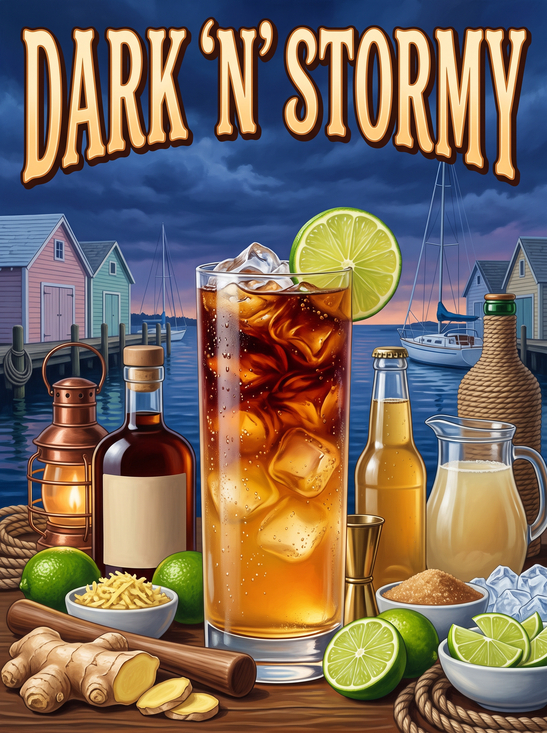 Dark 'n' Stormy in the Harbour