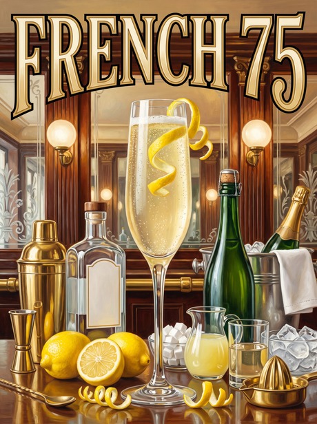 French 75 at the Brasserie