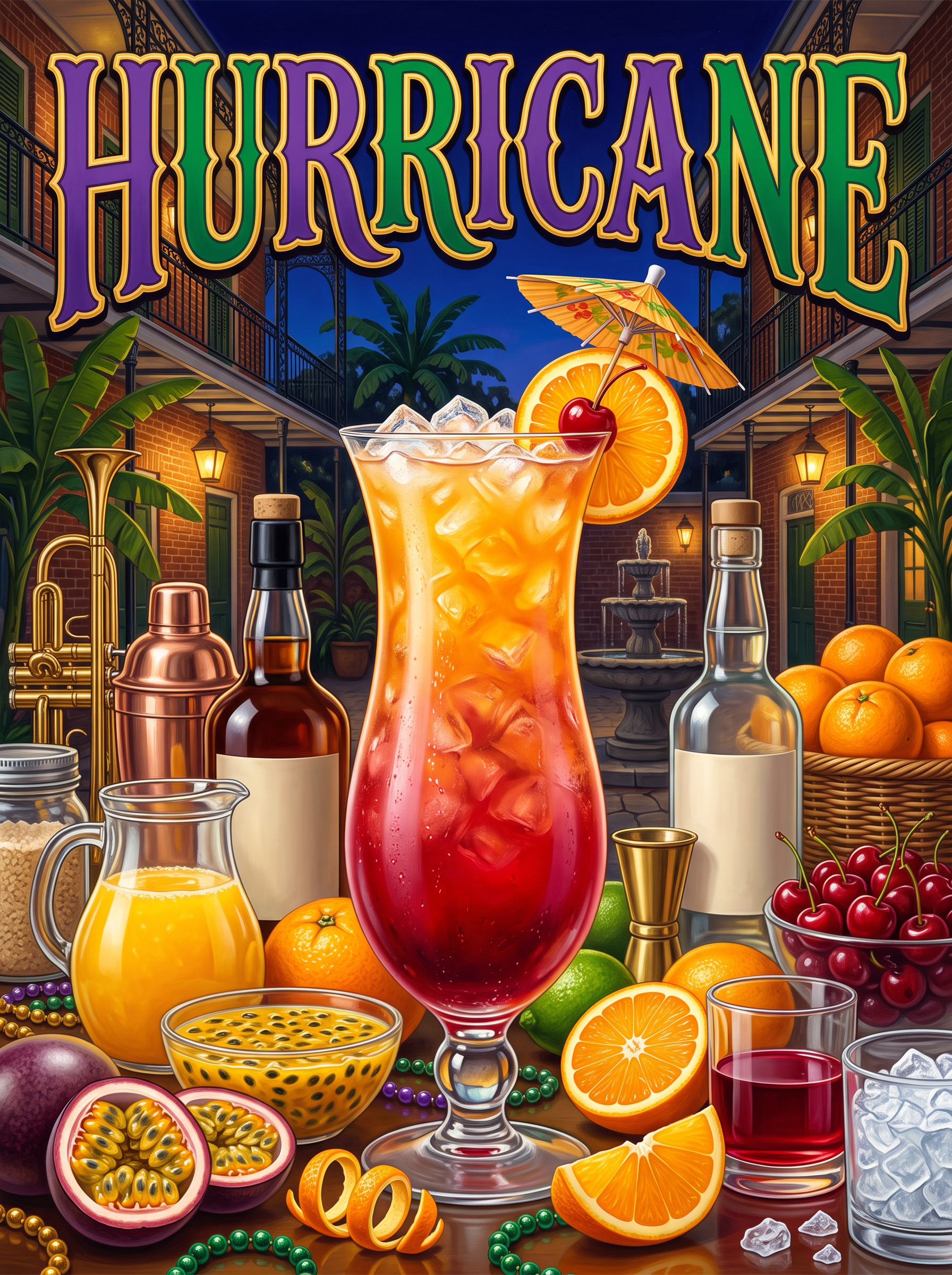 Hurricane at Mardi Gras