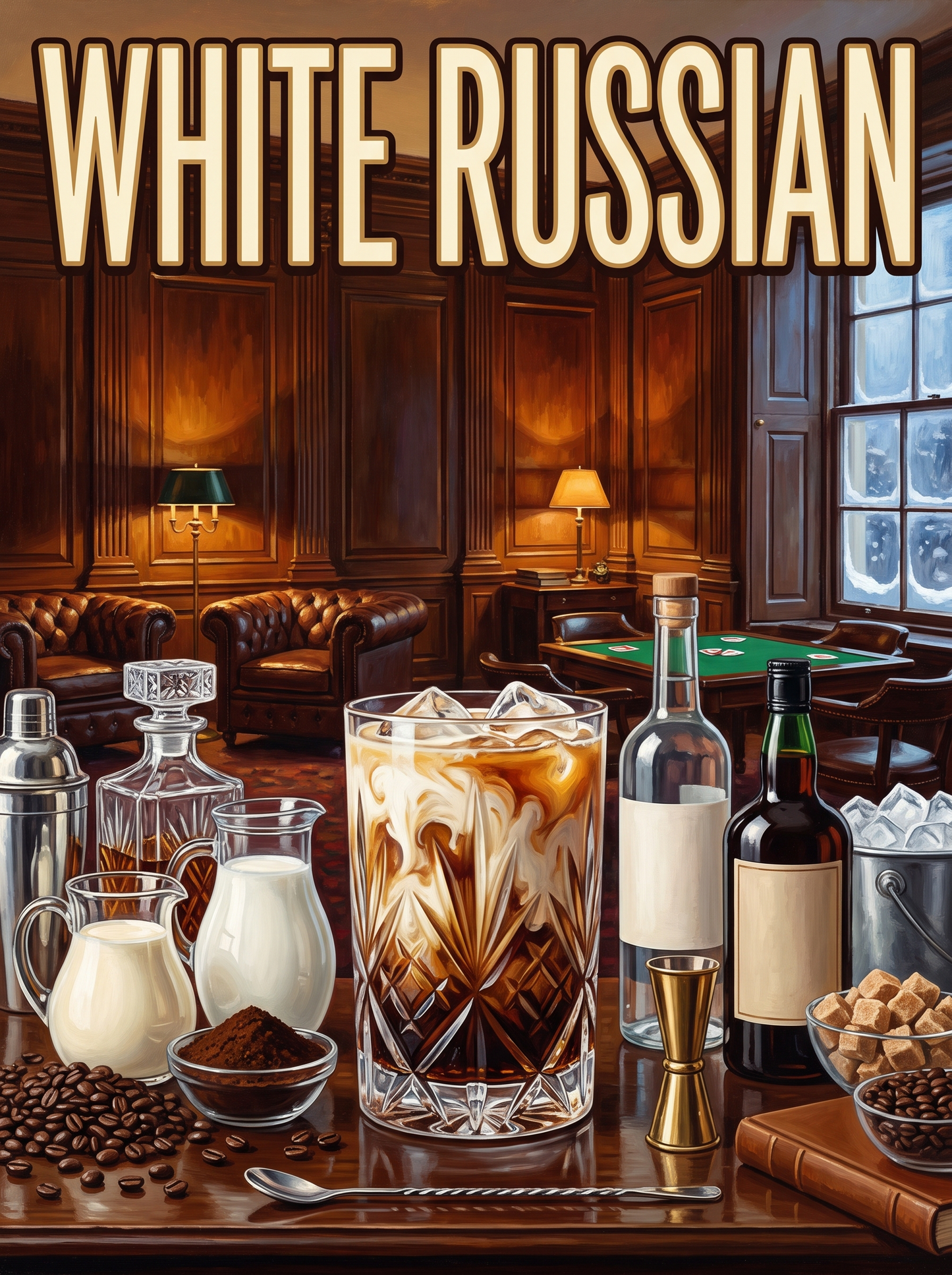 White Russian in the Club Room