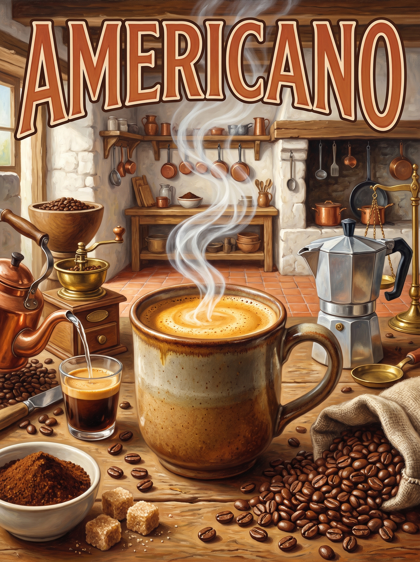 Americano with the Moka Pot