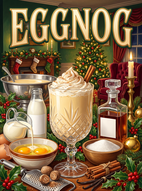 Eggnog by the Christmas Tree