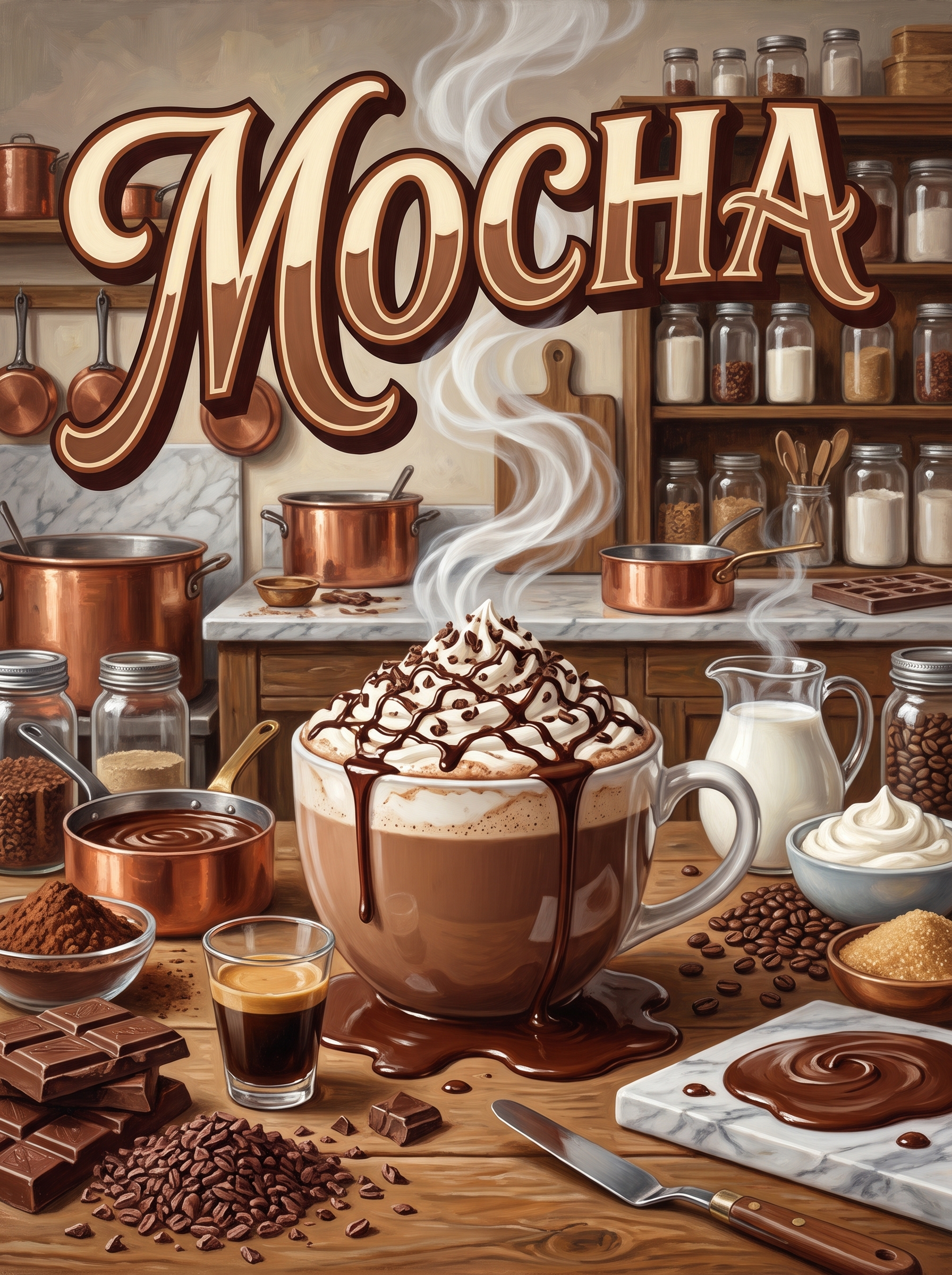 Mocha in the Chocolate Kitchen
