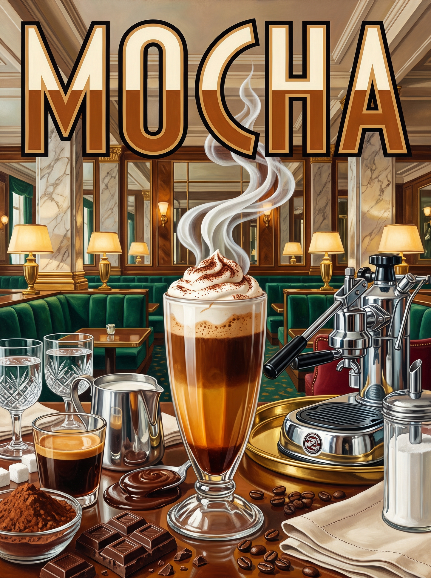 Mocha at the Deco Brasserie