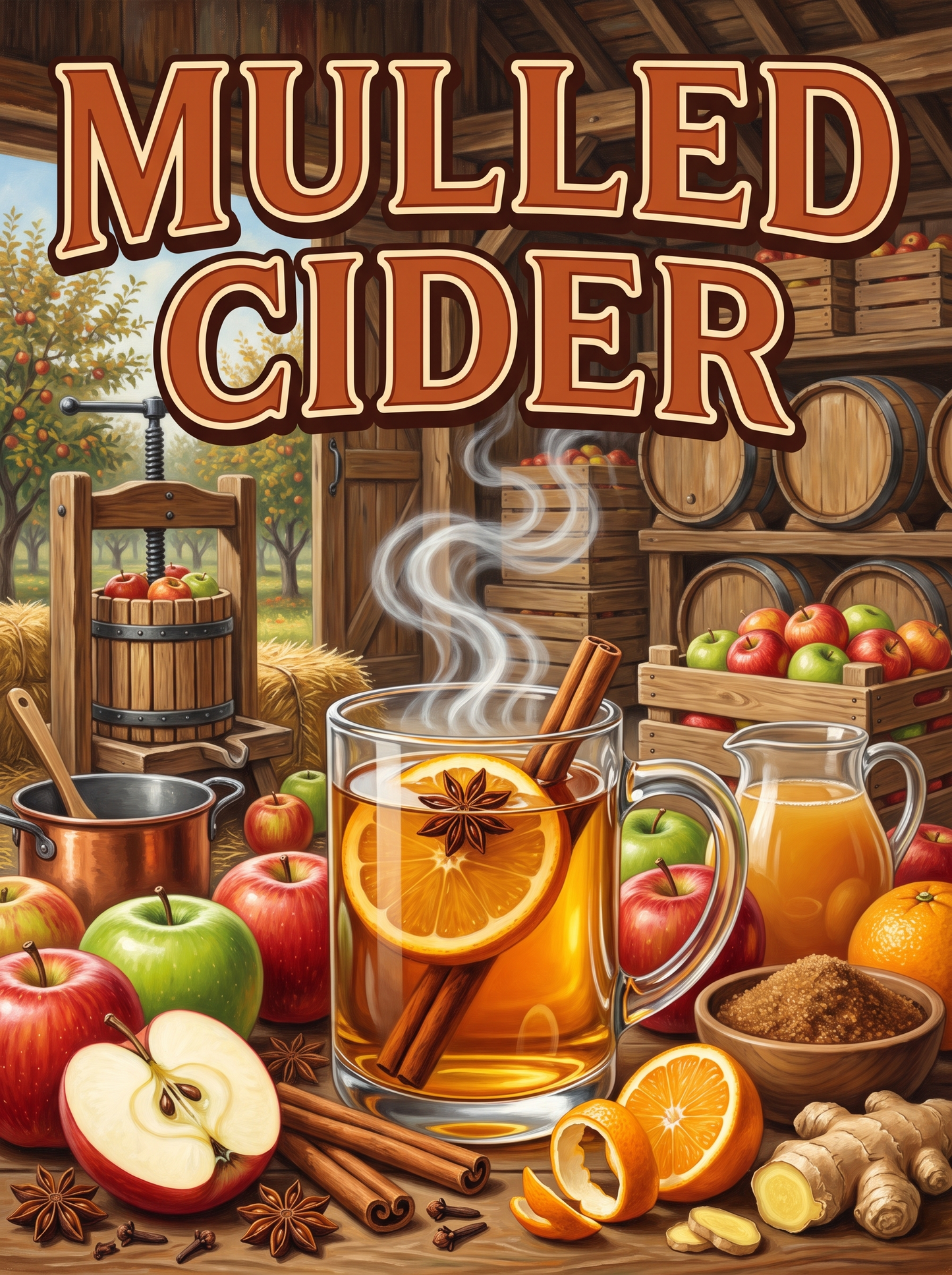 Mulled Cider at the Apple Press