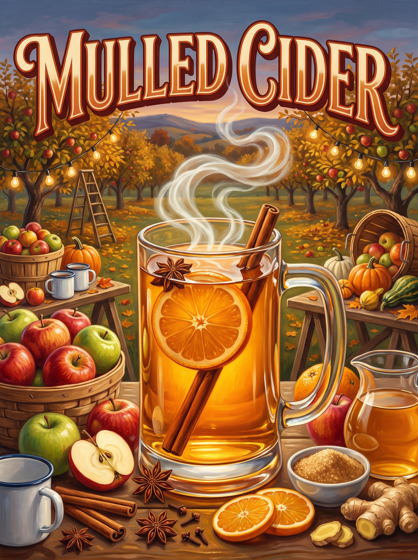 Mulled Cider in the Orchard