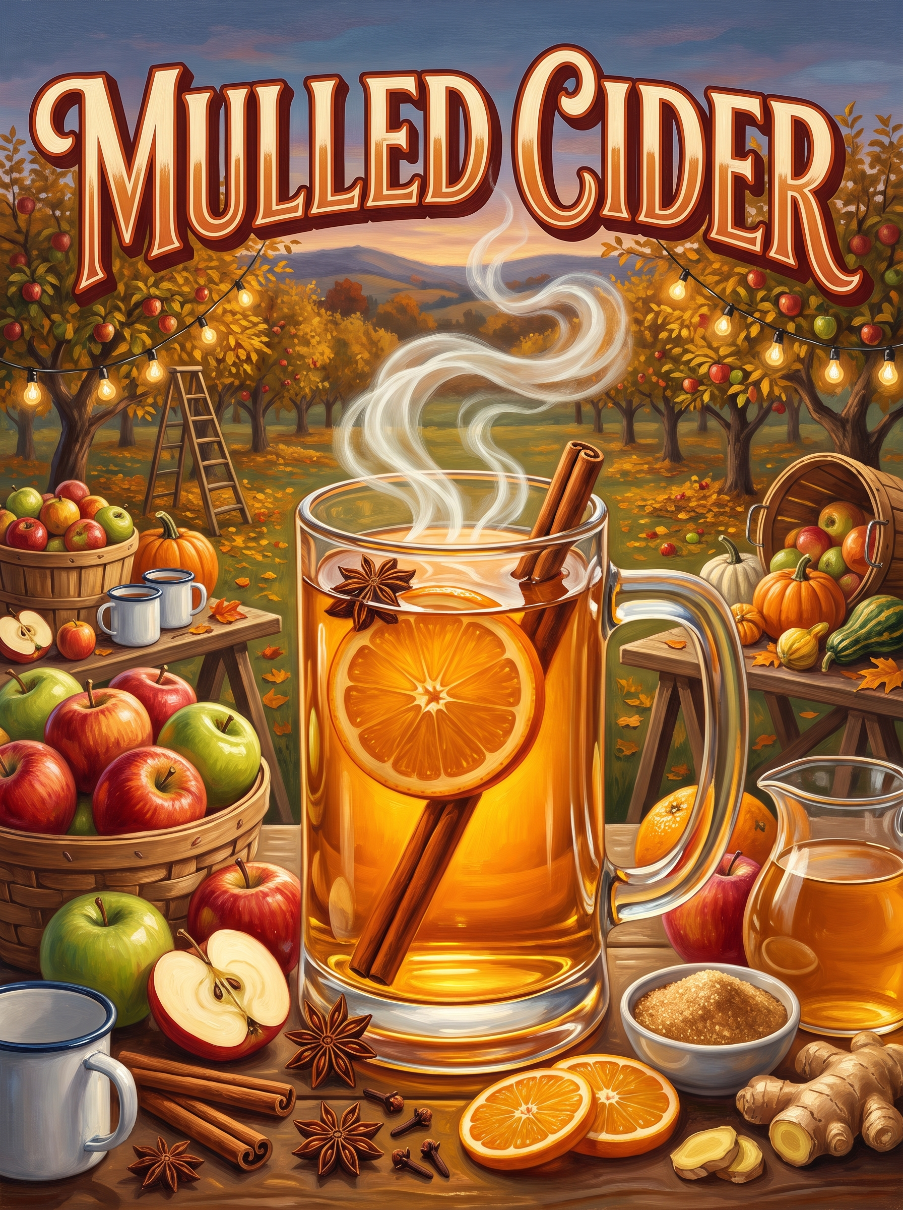 Mulled Cider in the Orchard