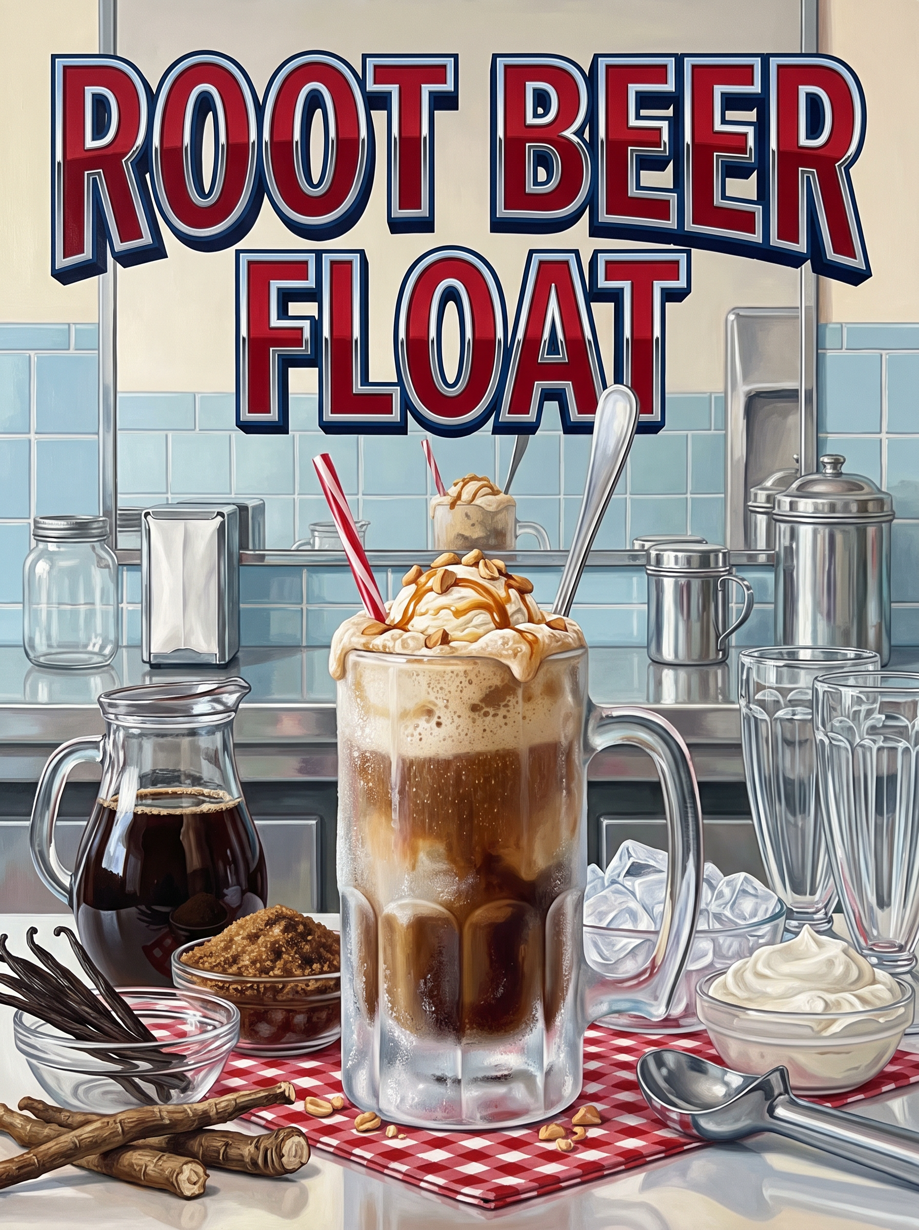Root Beer Float, Soda Fountain