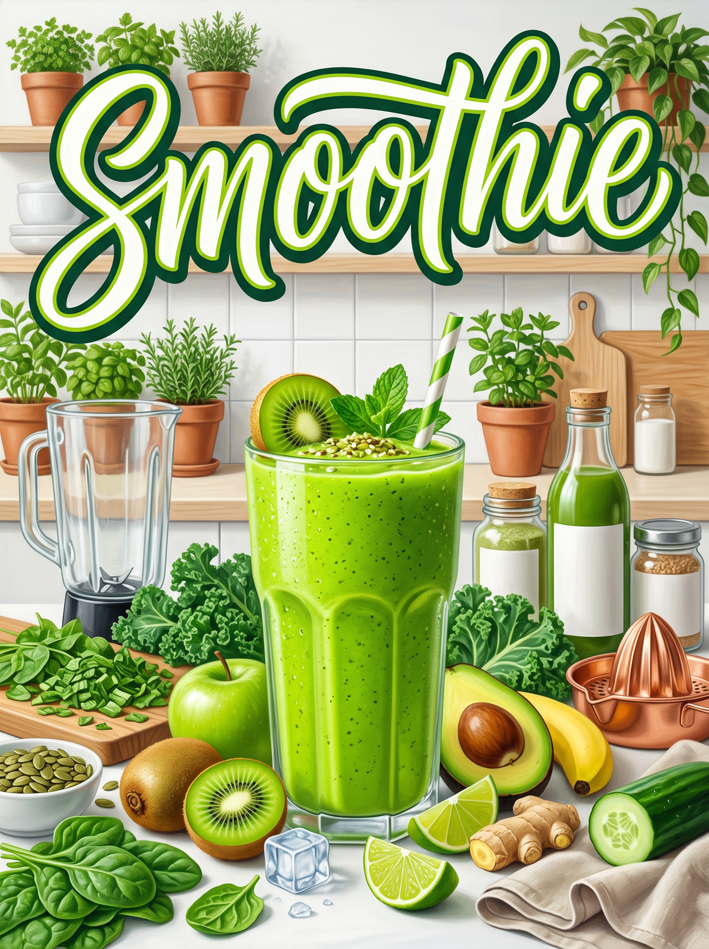 Smoothie in the Garden Kitchen