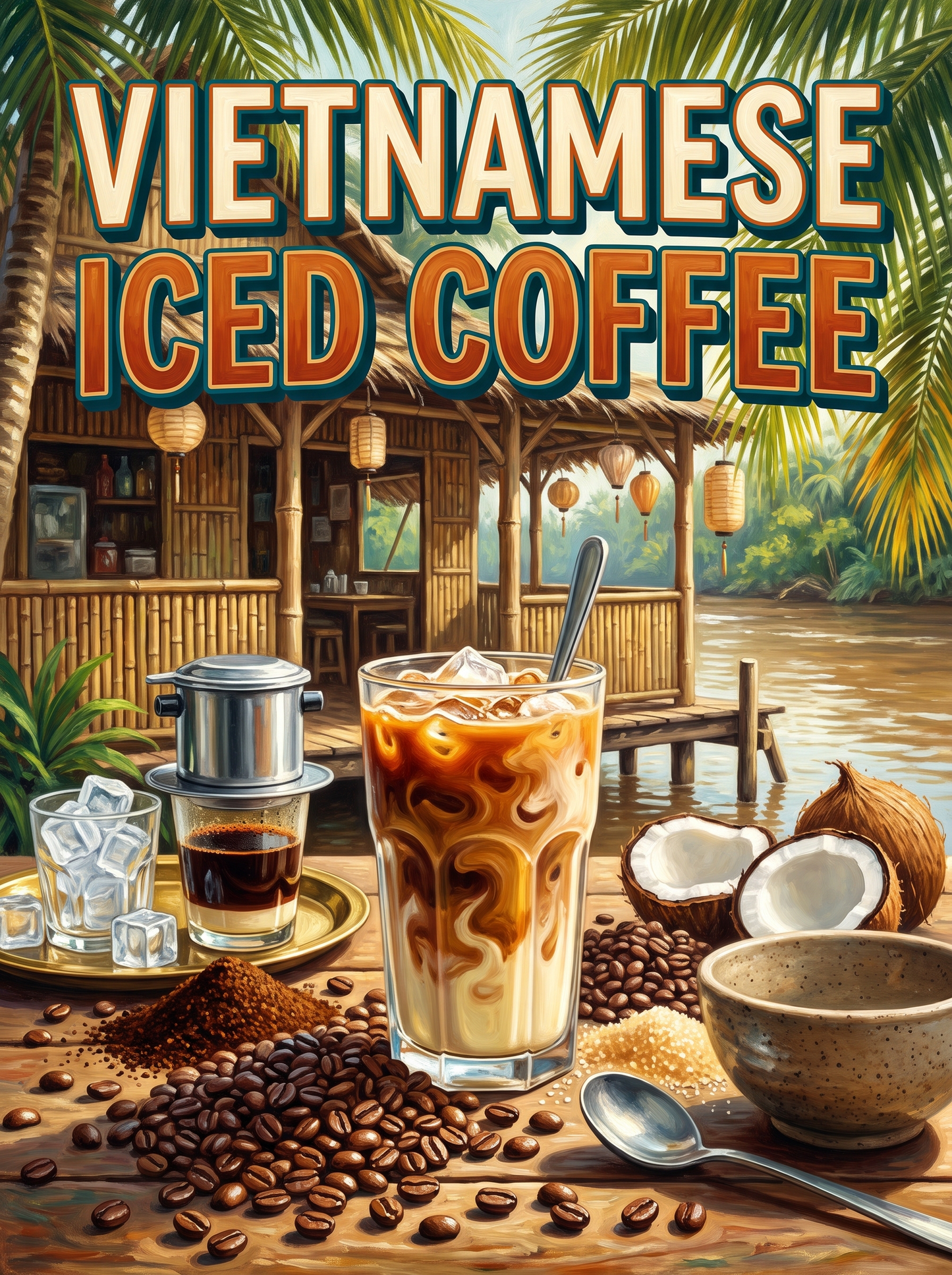 Vietnamese Iced Coffee by the River