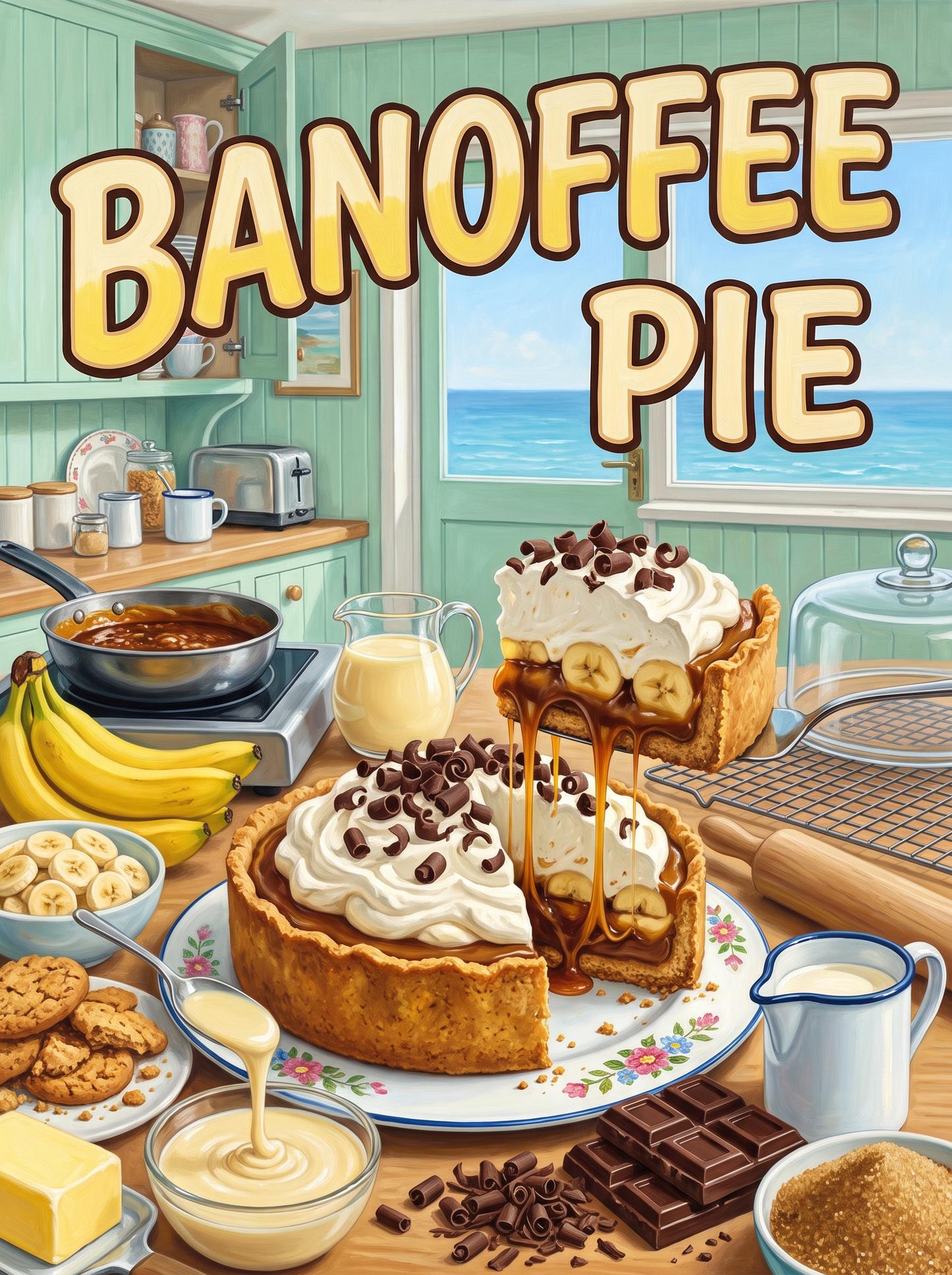 Banoffee Pie by the Seaside