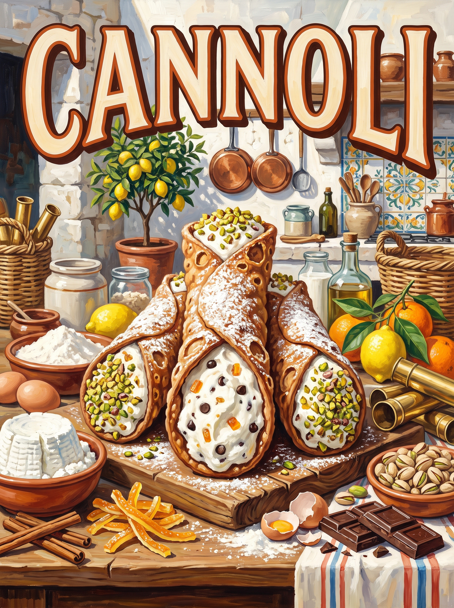 Cannoli Under the Lemon Tree