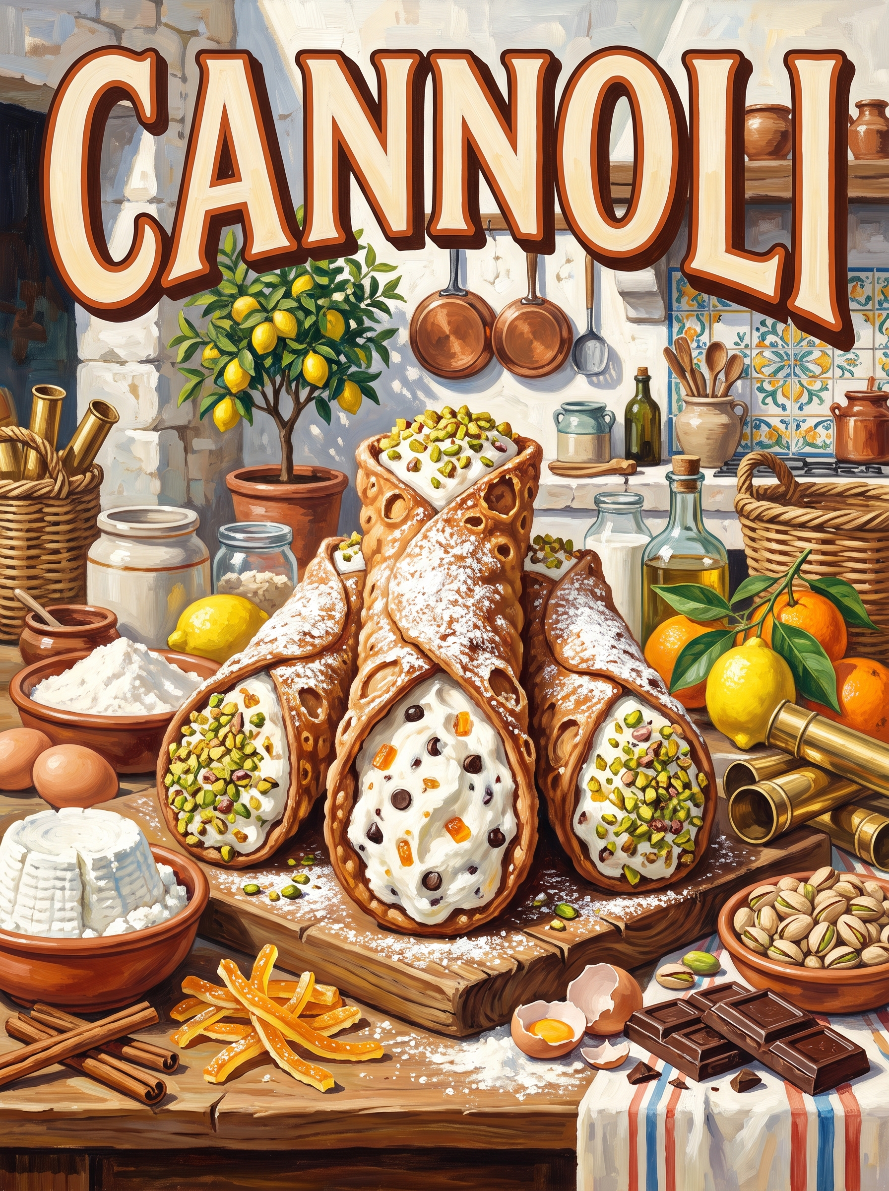 Cannoli Under the Lemon Tree