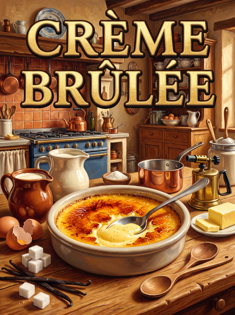 Crème Brûlée in the Country Kitchen