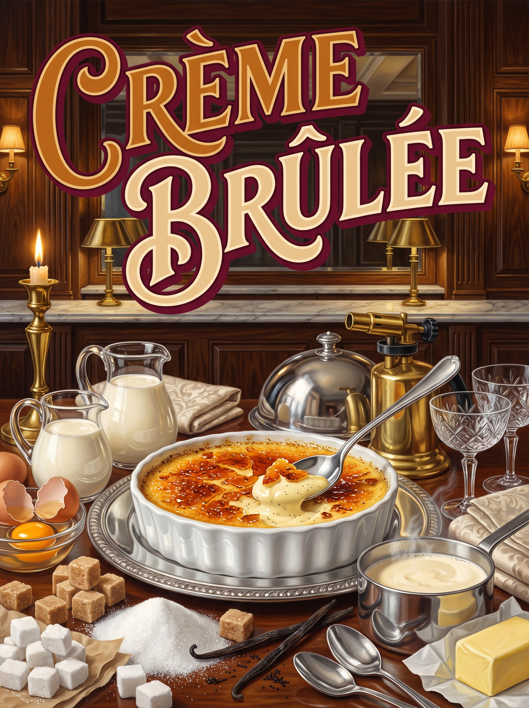 Crème Brûlée by Candlelight