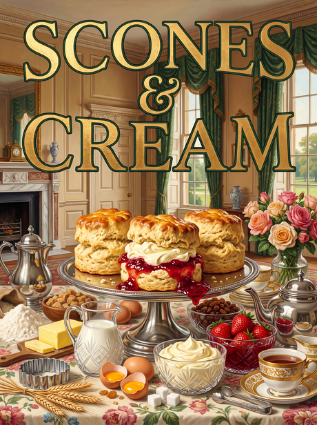 Scones and Cream at the Manor