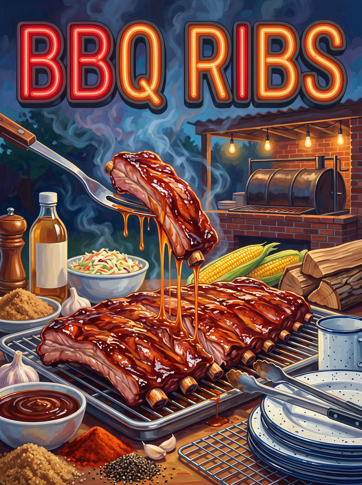 BBQ Ribs at the Rib Shack