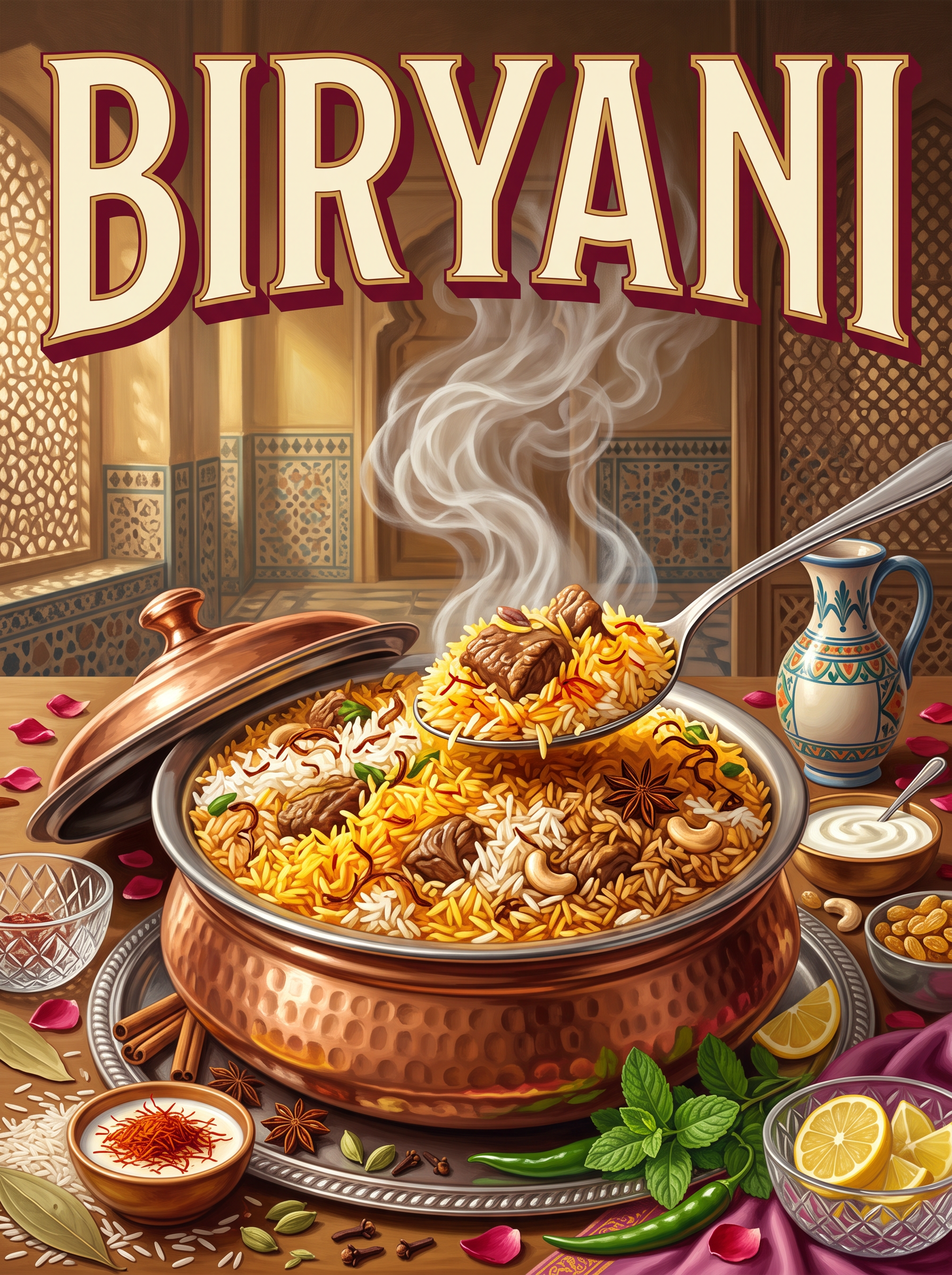Biryani and Rose Petals