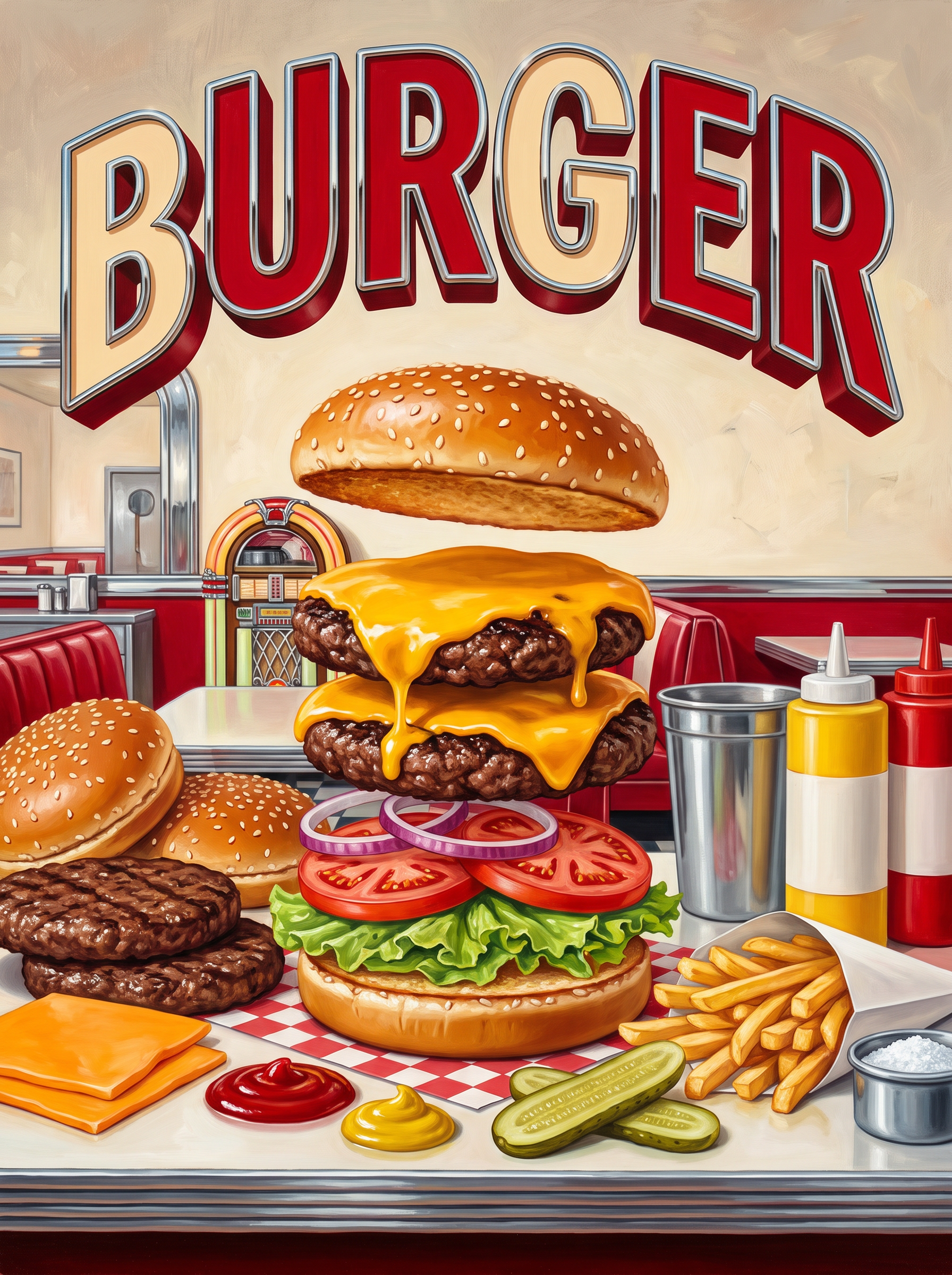 Burger by the Jukebox