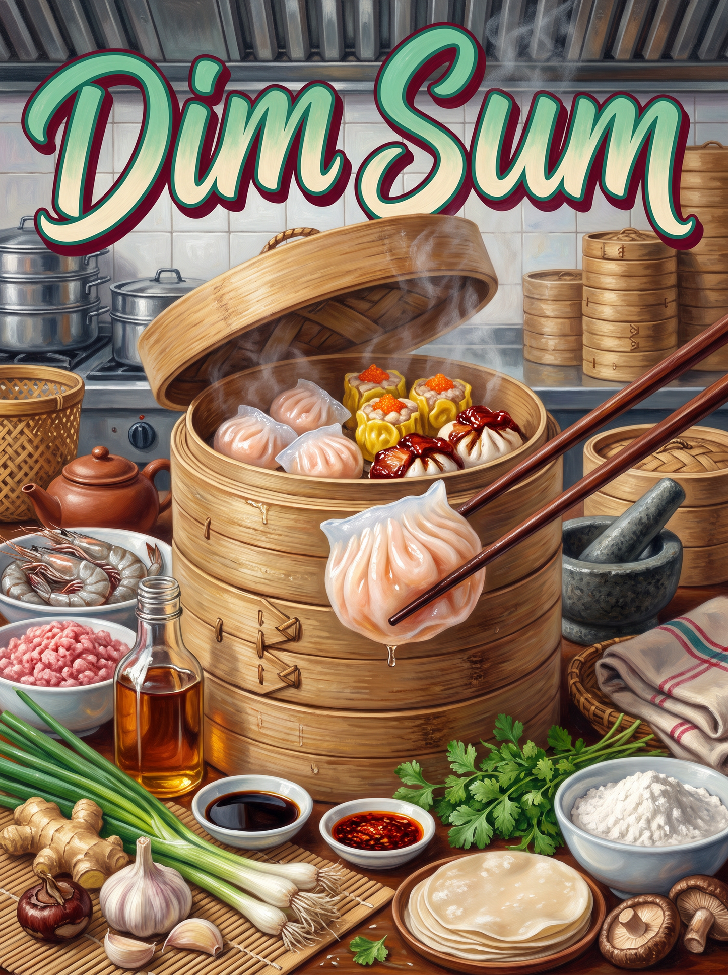 Dim Sum in the Steam Kitchen