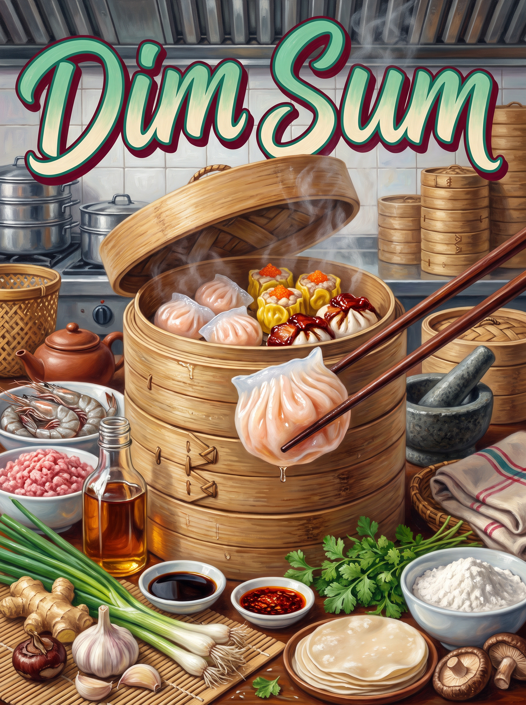 Dim Sum in the Steam Kitchen