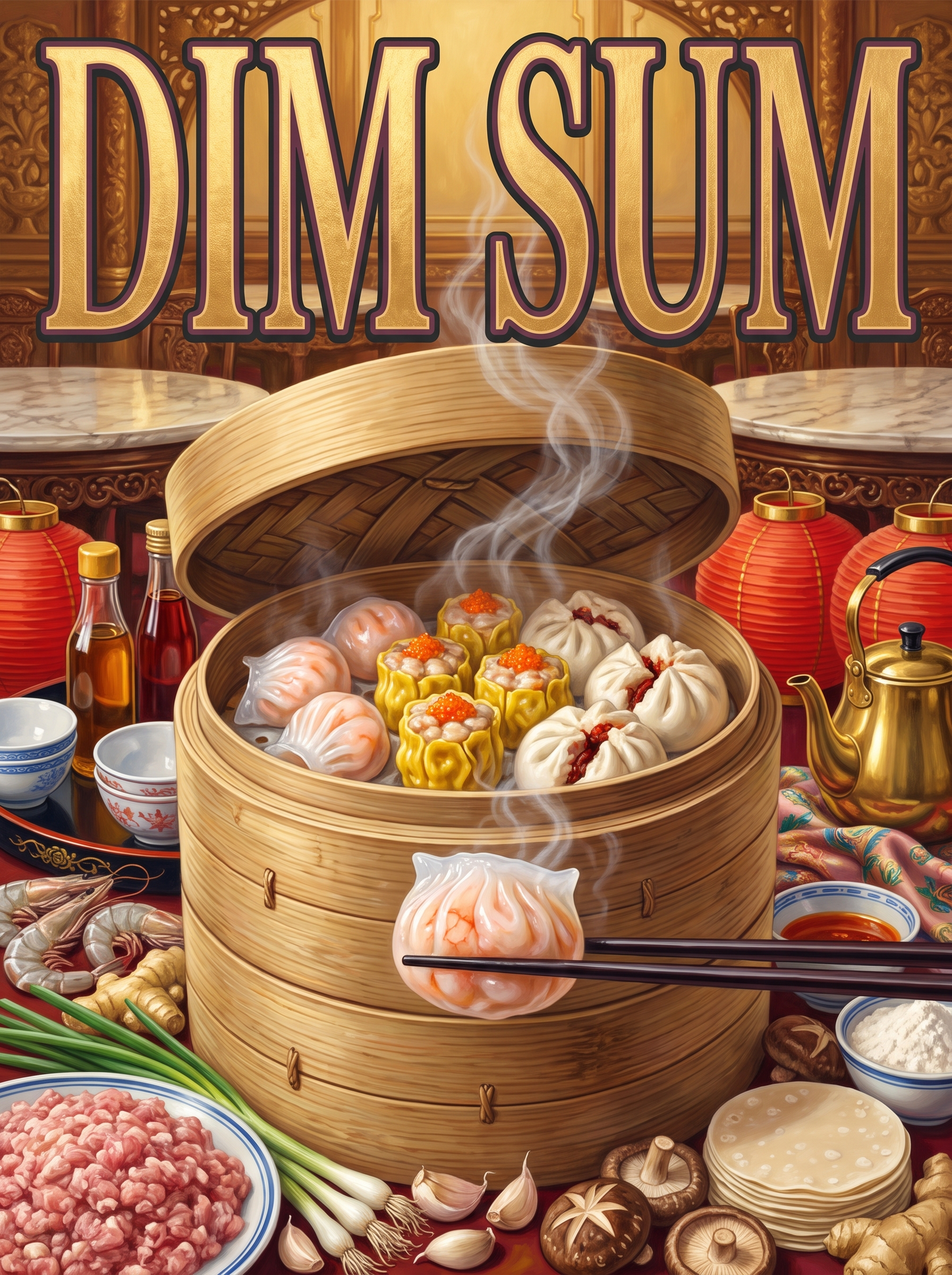 Dim Sum Under Red Lanterns