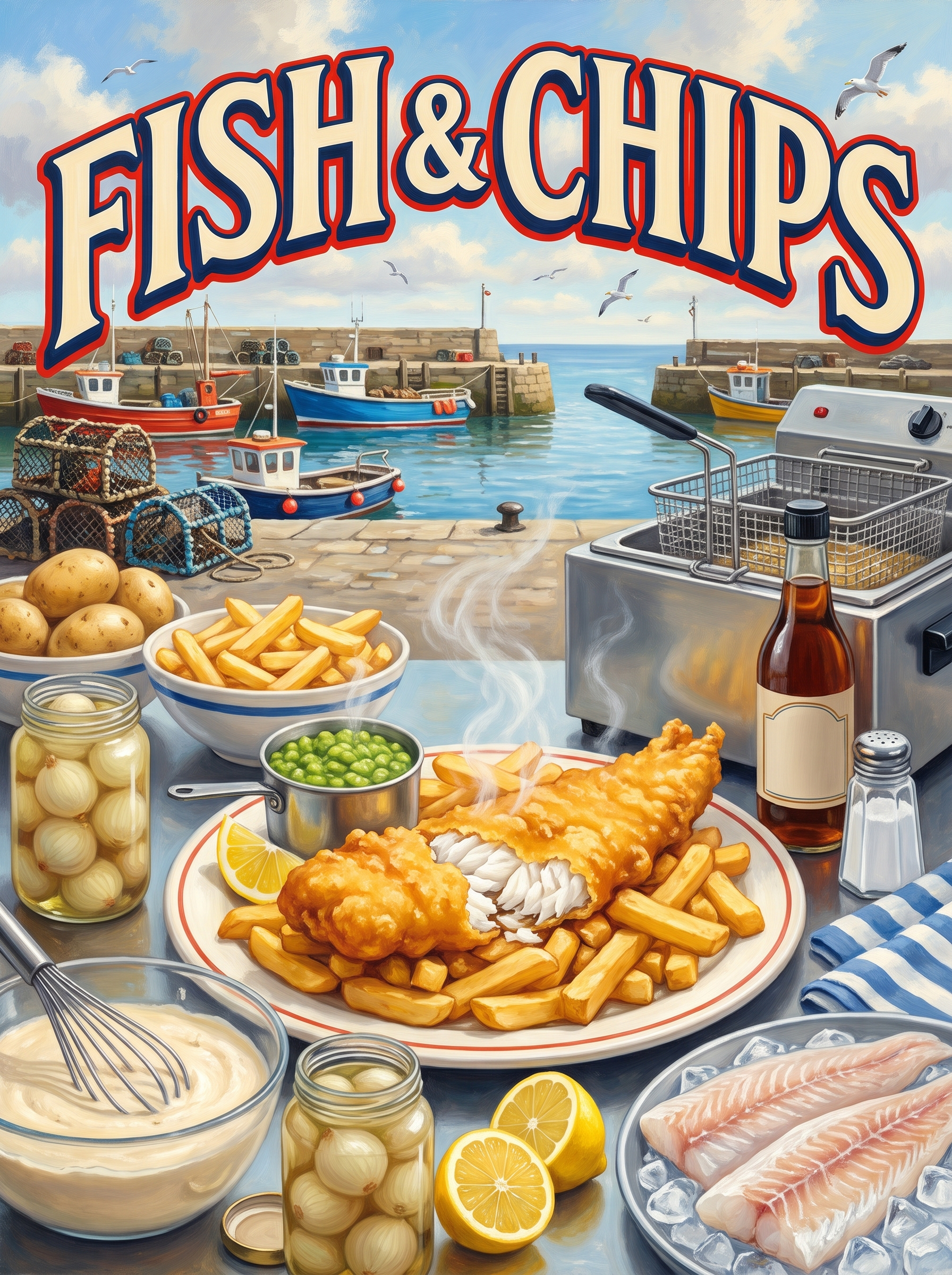 Fish and Chips at the Harbour