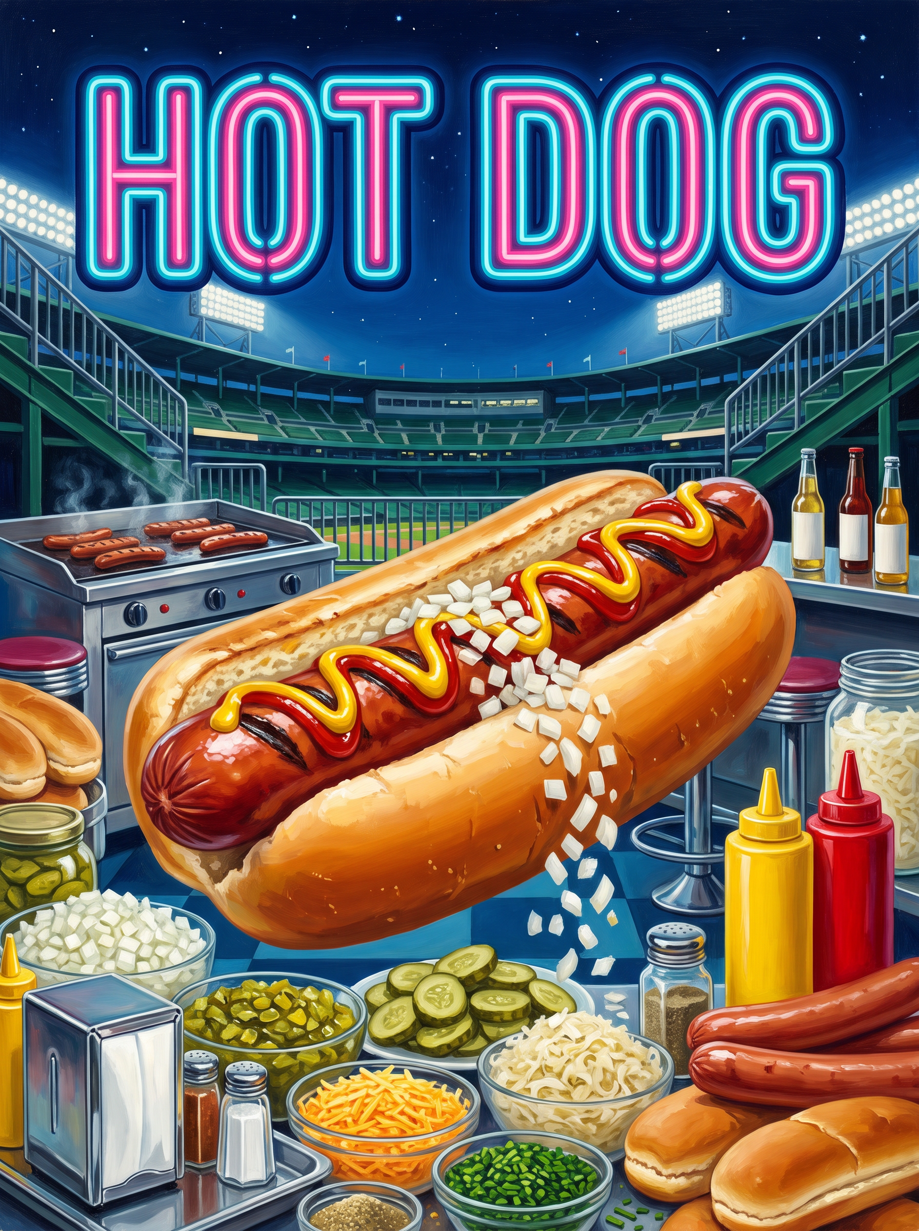Hot Dog at the Ball Game