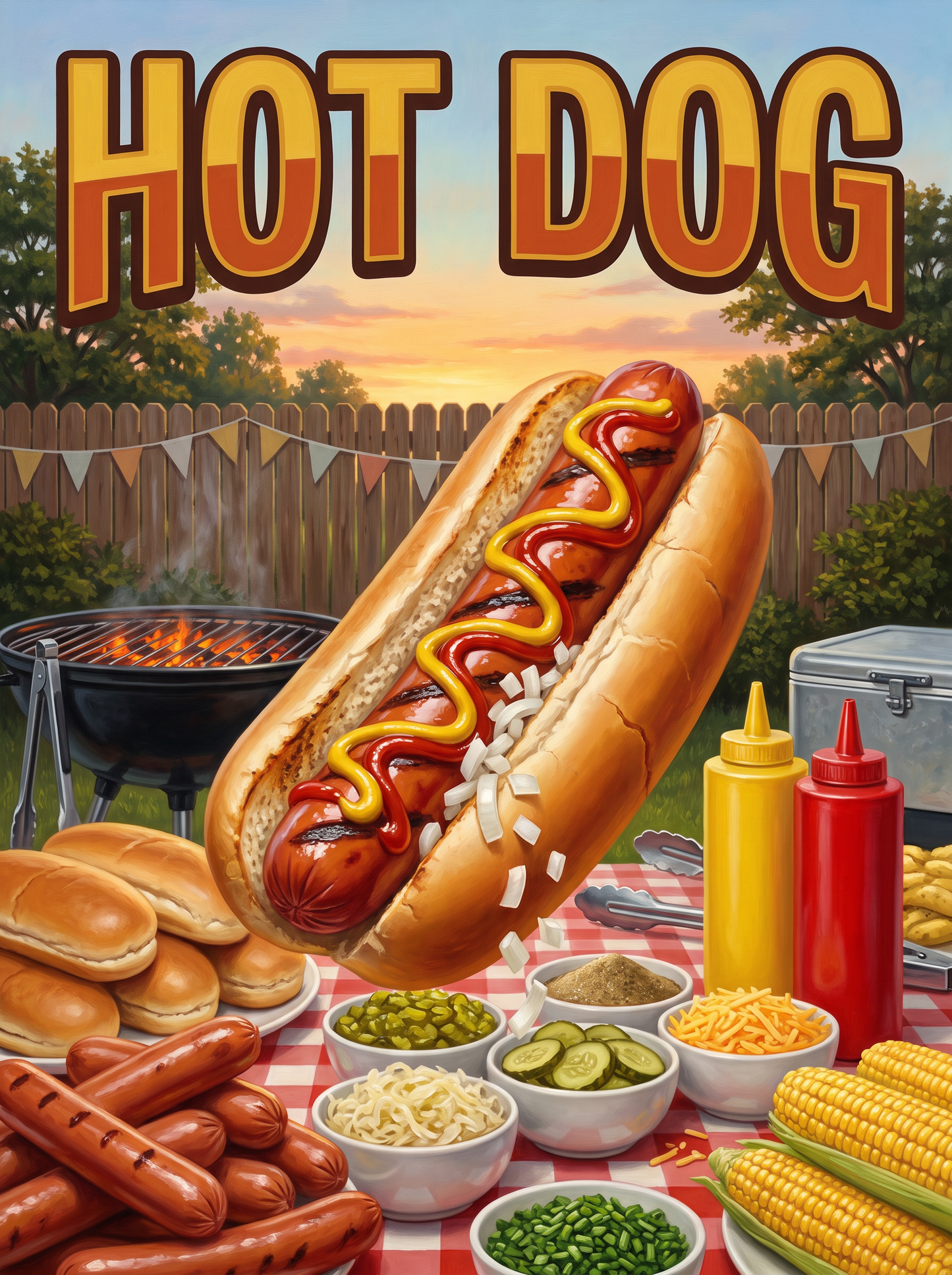 Hot Dog at the Cookout